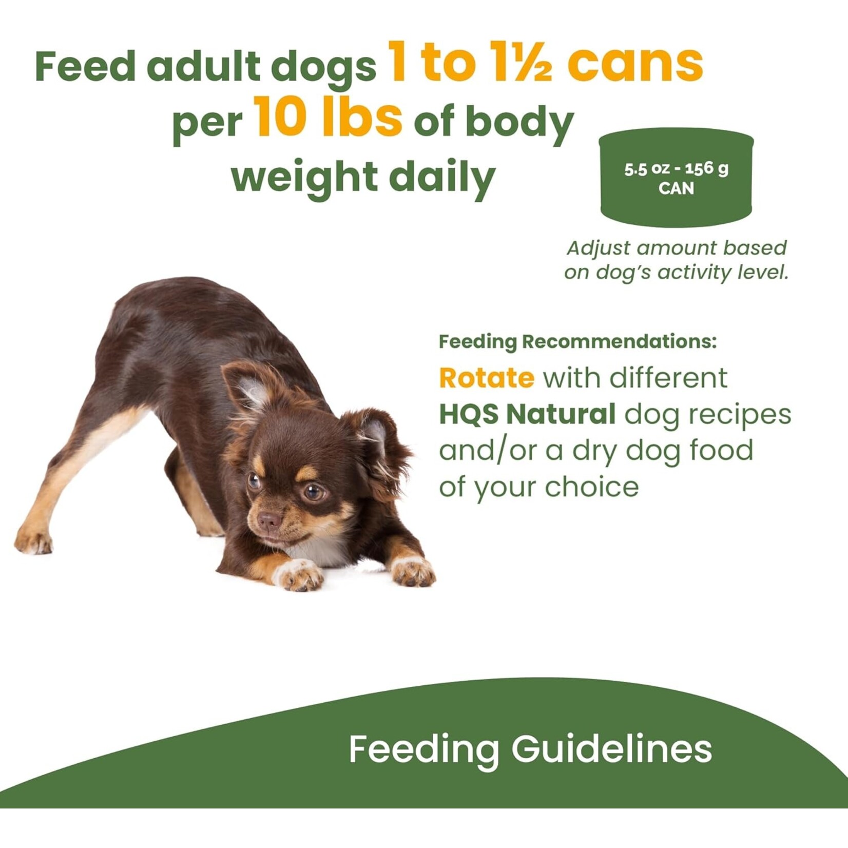 Almo Nature Almo Nature: HQS Complete Dog Food: Chicken Dinner with Pumpkin 156g
