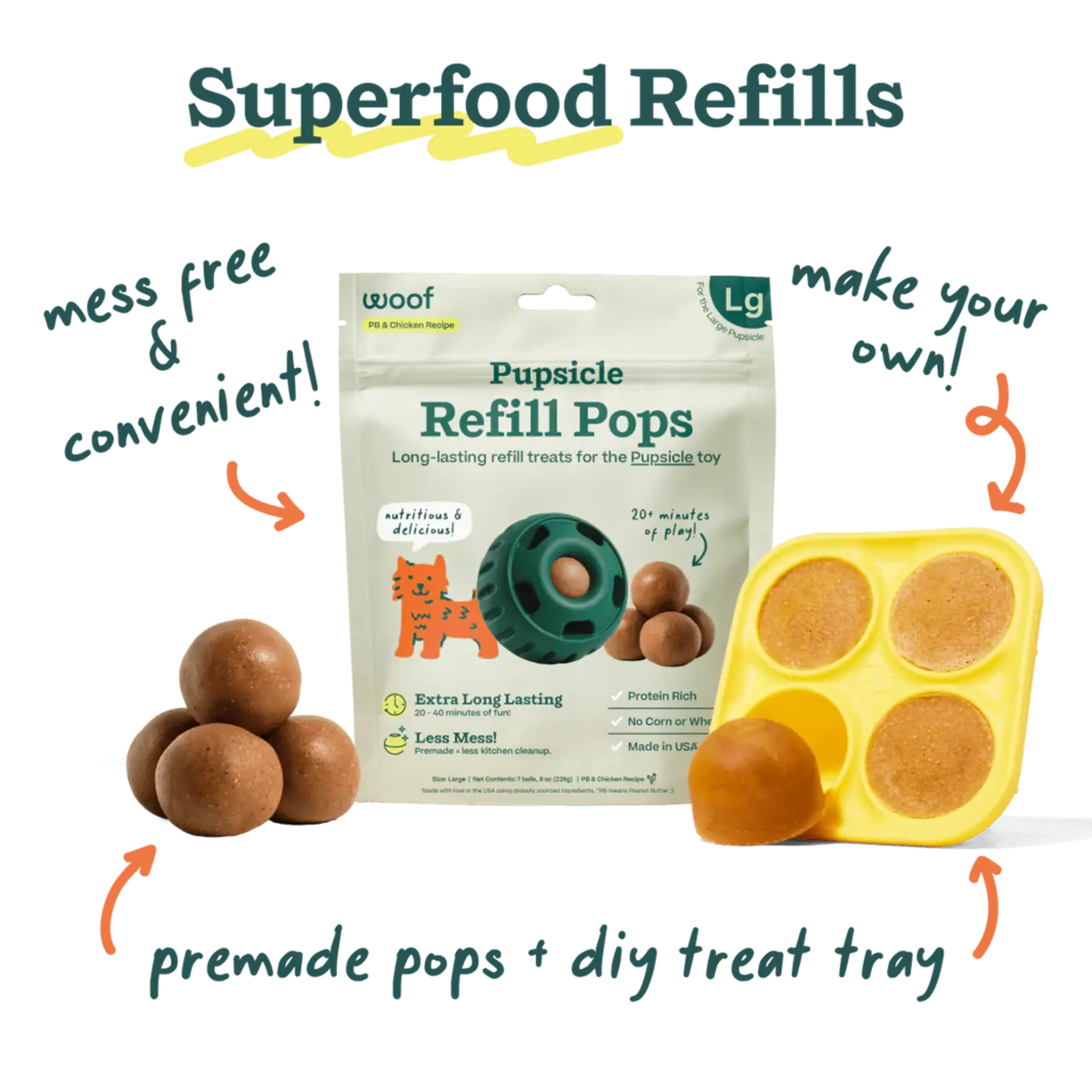 Woof Woof: The Pupsicle: Green