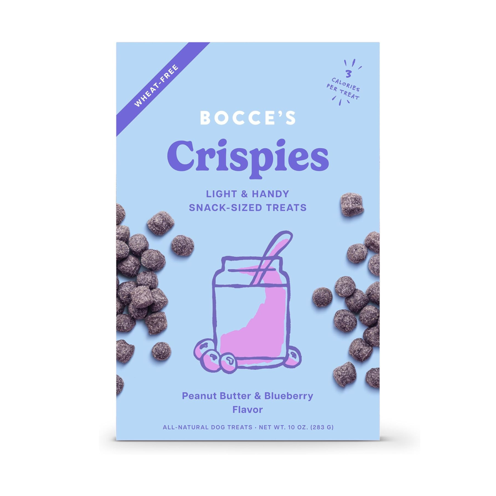 Bocce's Bakery Bocce's Bakery: PB &  Blueberry Crispies 10oz