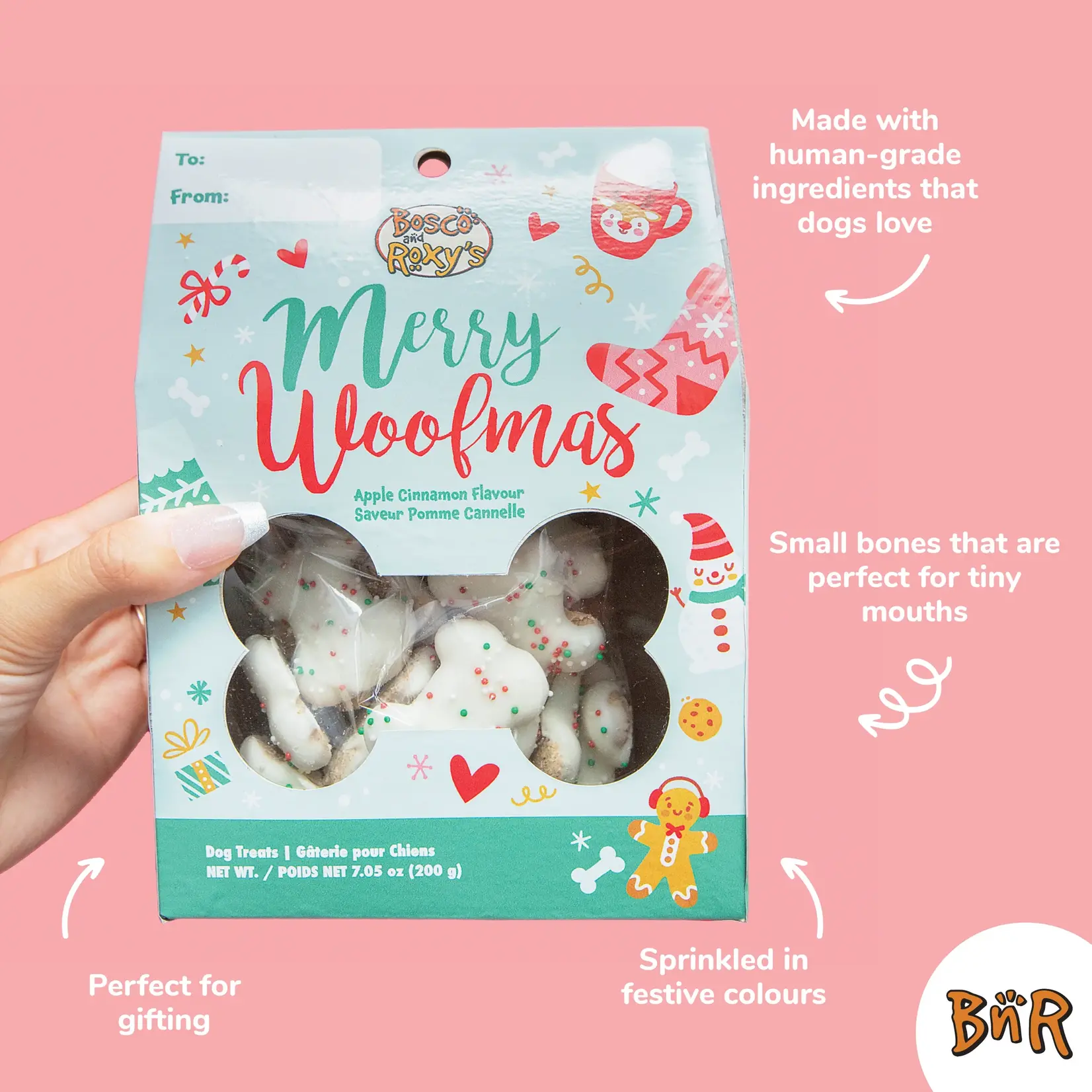 Bosco and Roxy's Bosco & Roxy's: Prepackaged Sprinkle Mini Bones