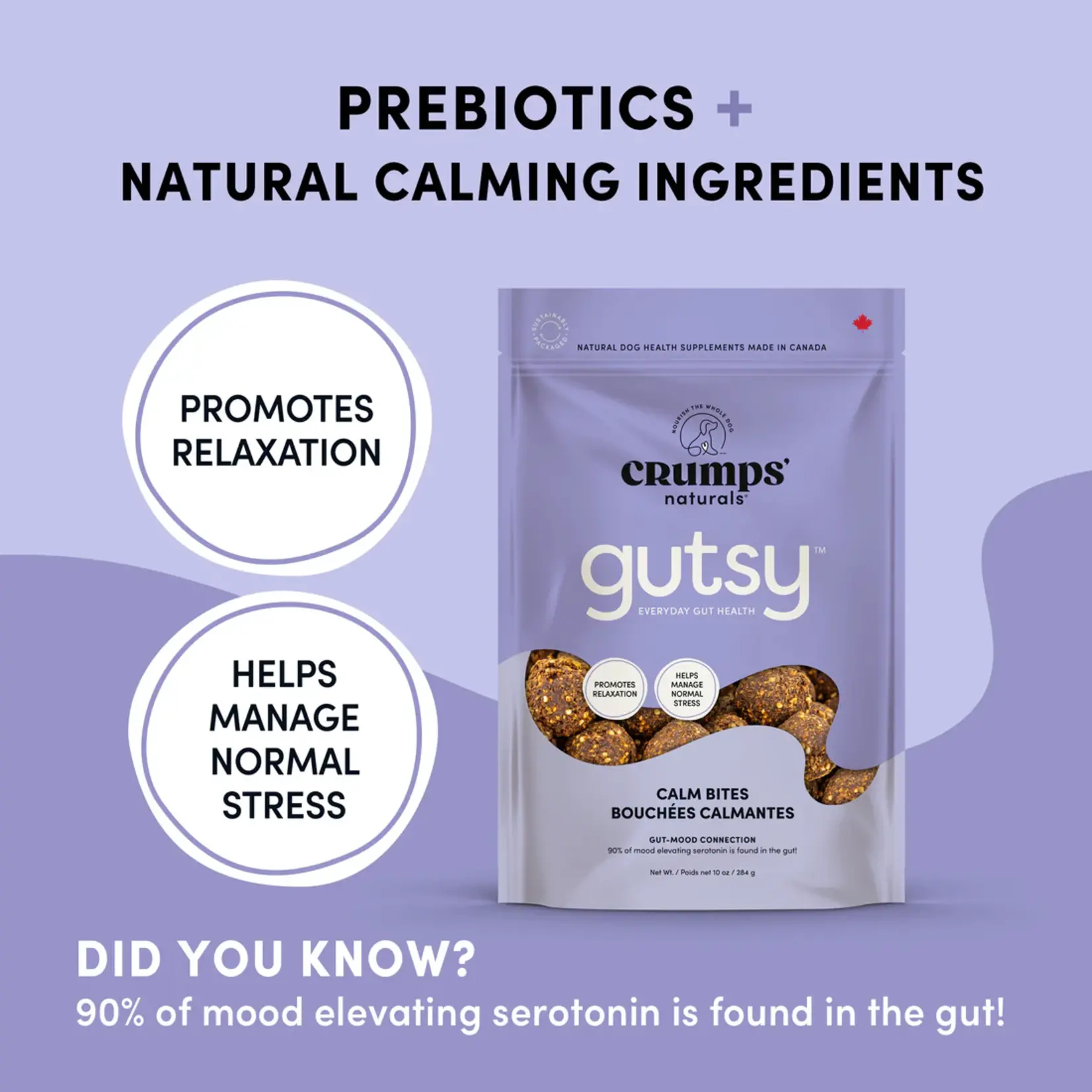 Crumps' Naturals Crumps': Gutsy Calm Bites 130g