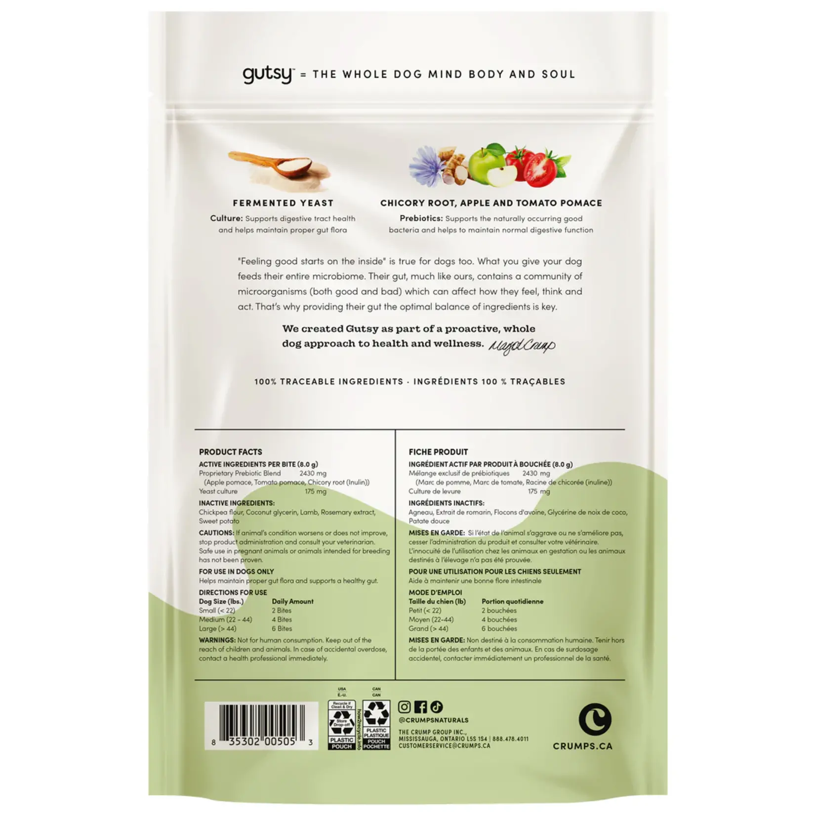 Crumps' Naturals Crumps': Gutsy Balance Bites 130g