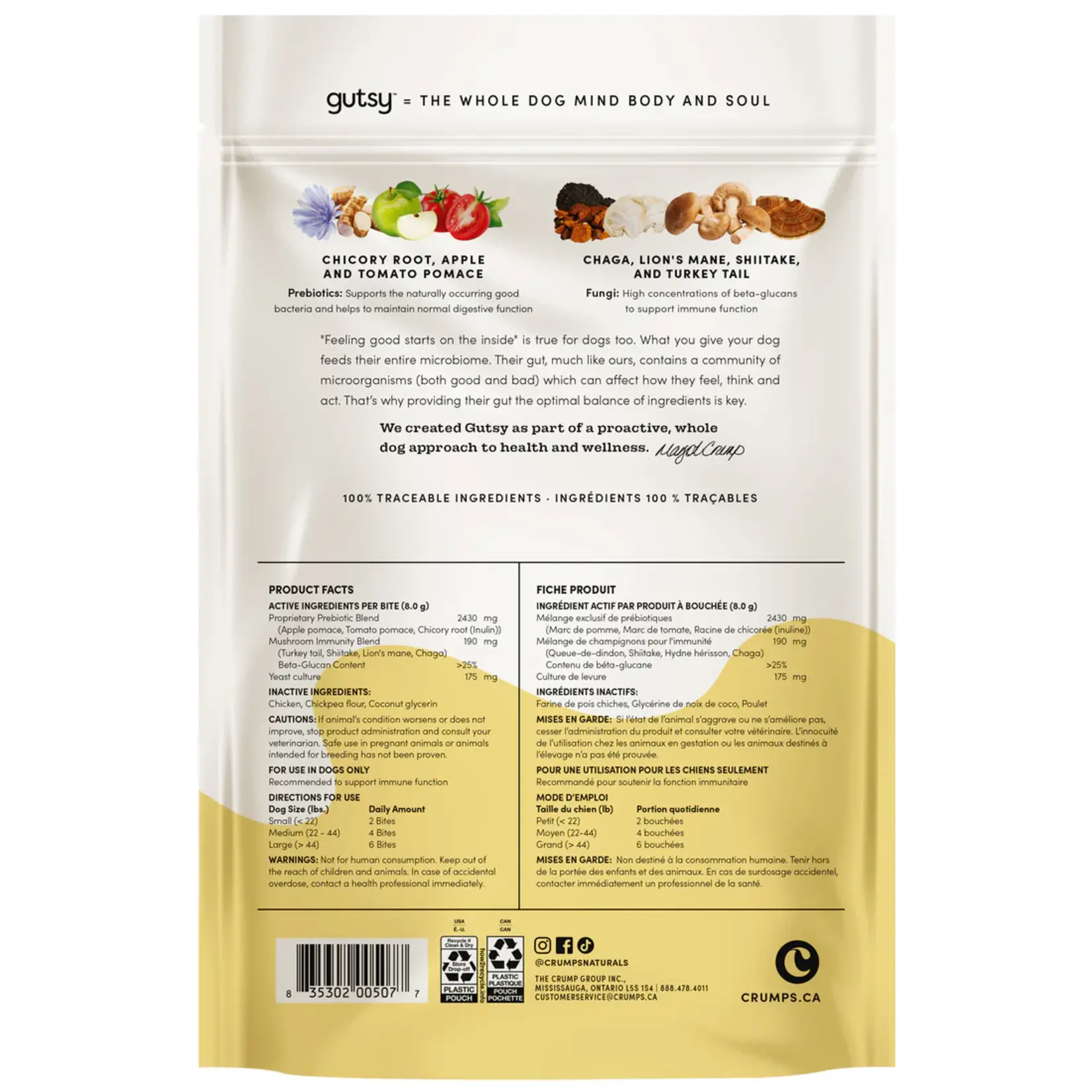 Crumps' Naturals Crumps': Gutsy Immune Bites 130g