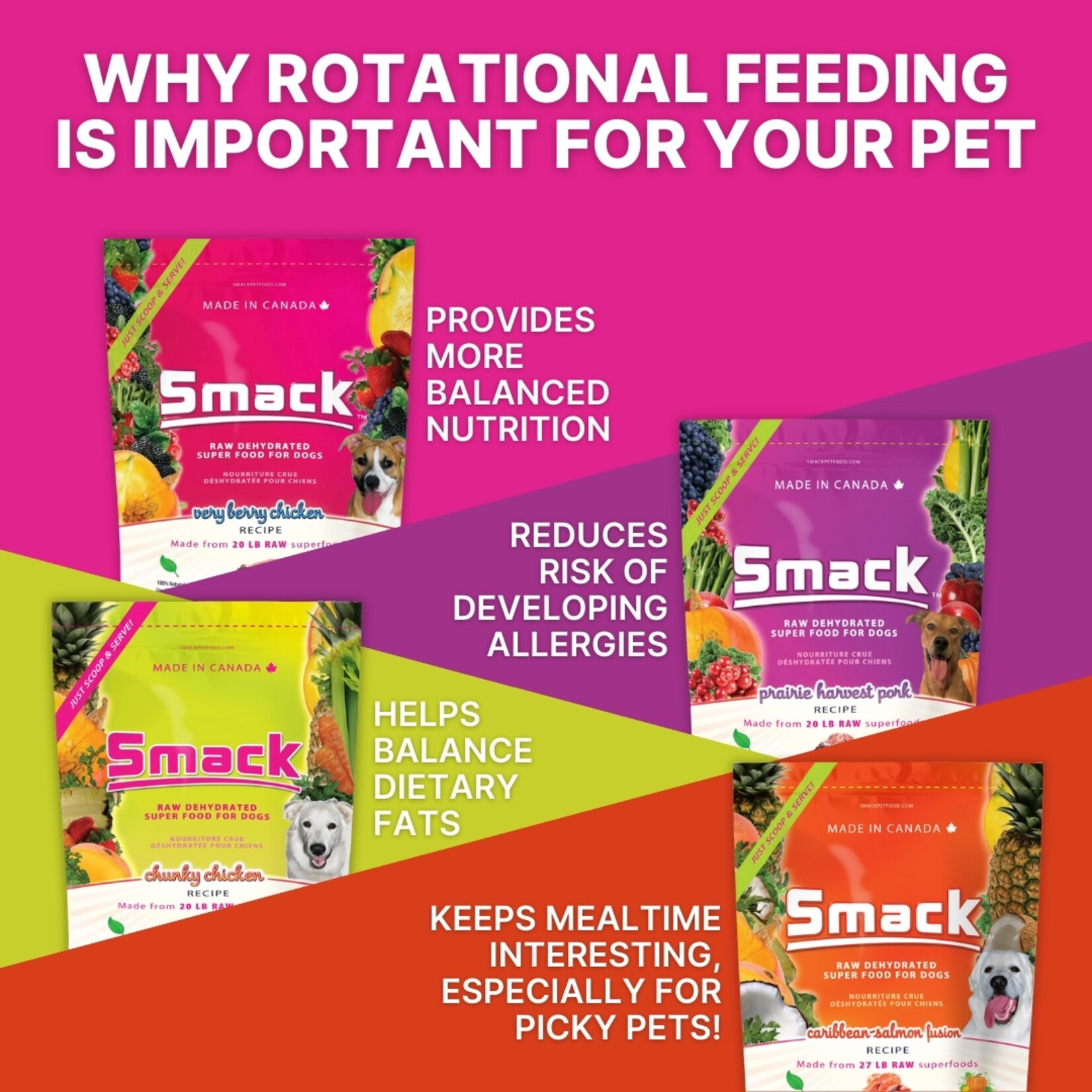 Smack Pet Food Smack: Superfood: Chuncky Chicken 250g