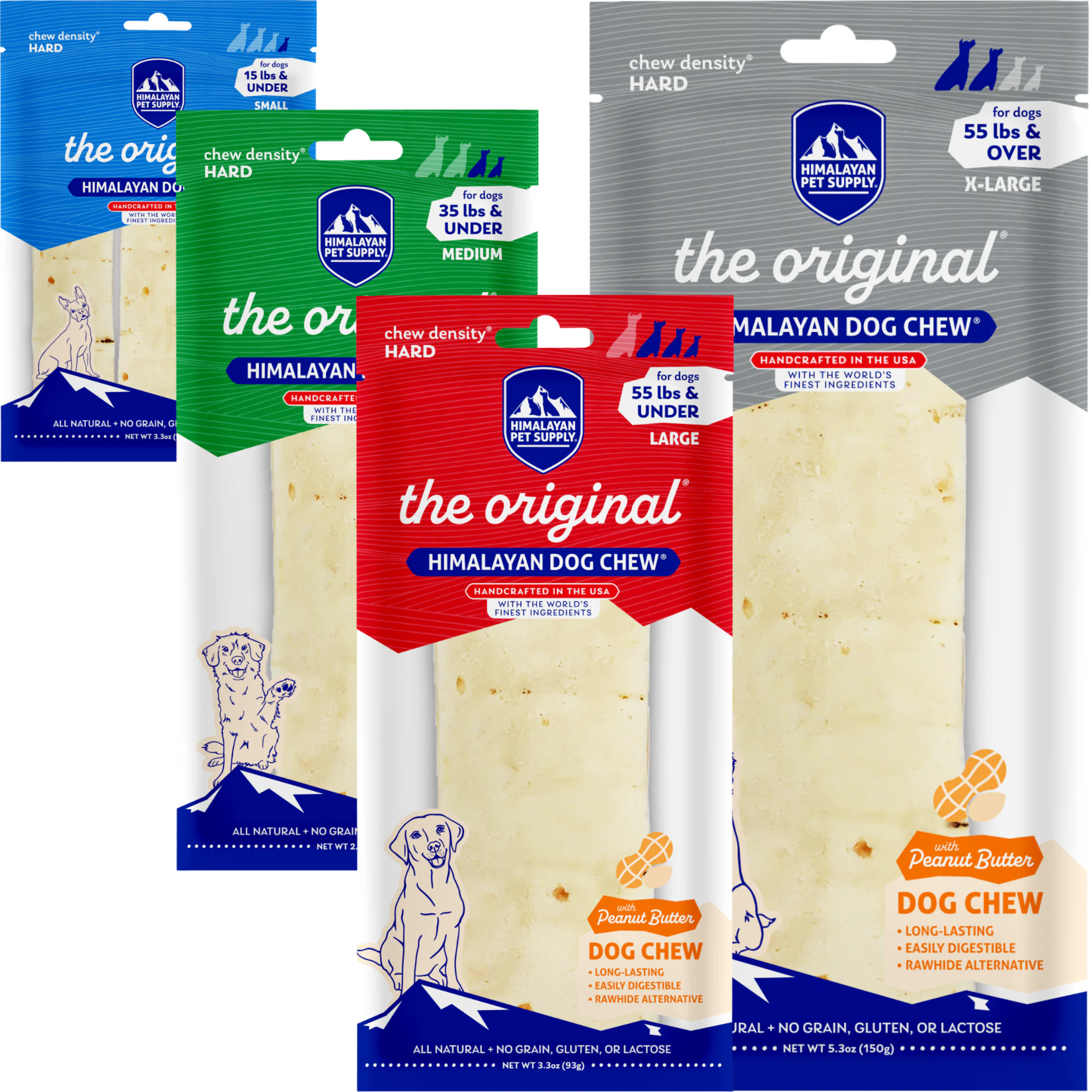 Himalayan Pet Himalayan: Original Dog Chew: Peanut Butter