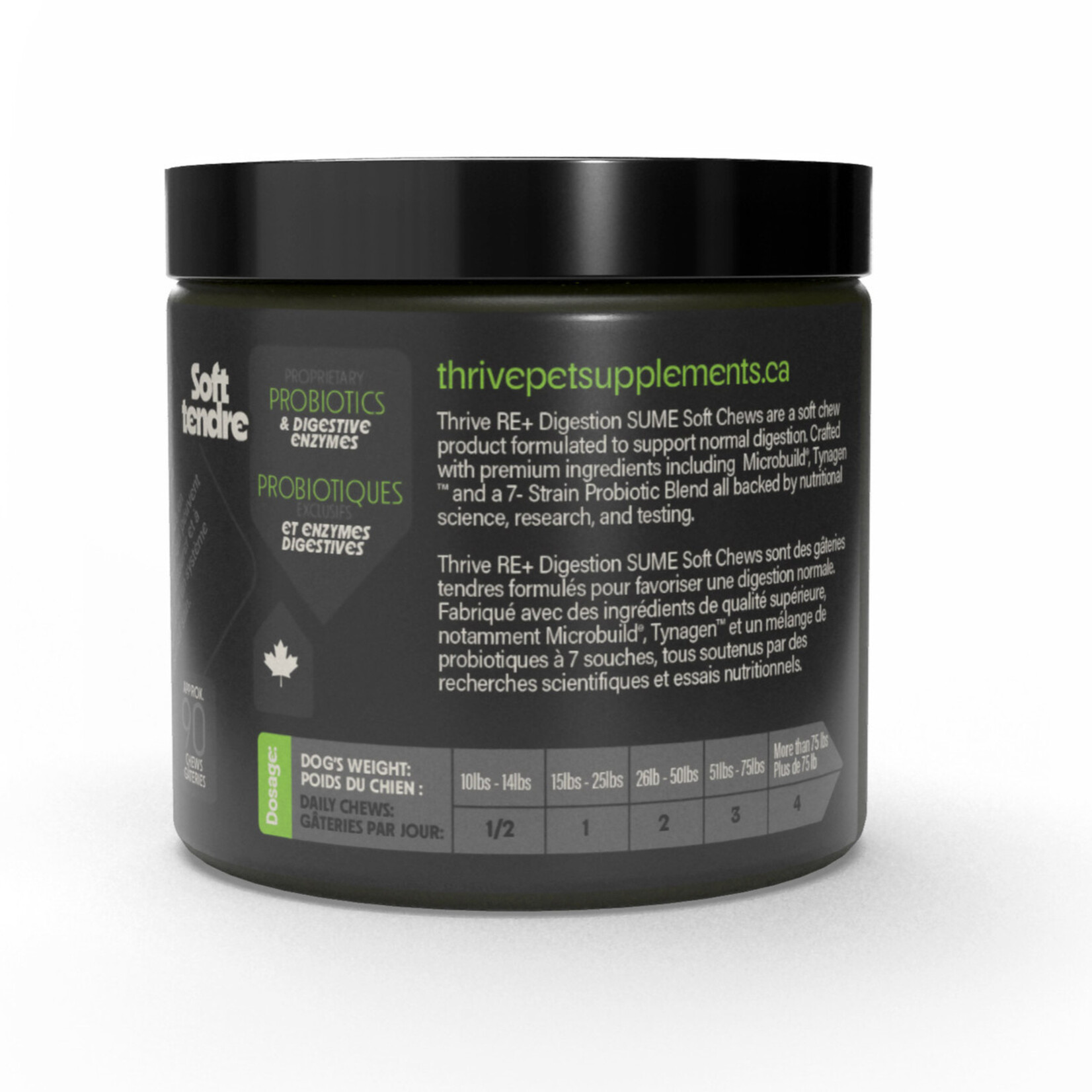 Thrive Thrive Chews: Resume Digestive Support: Maple & Bacon 270 g