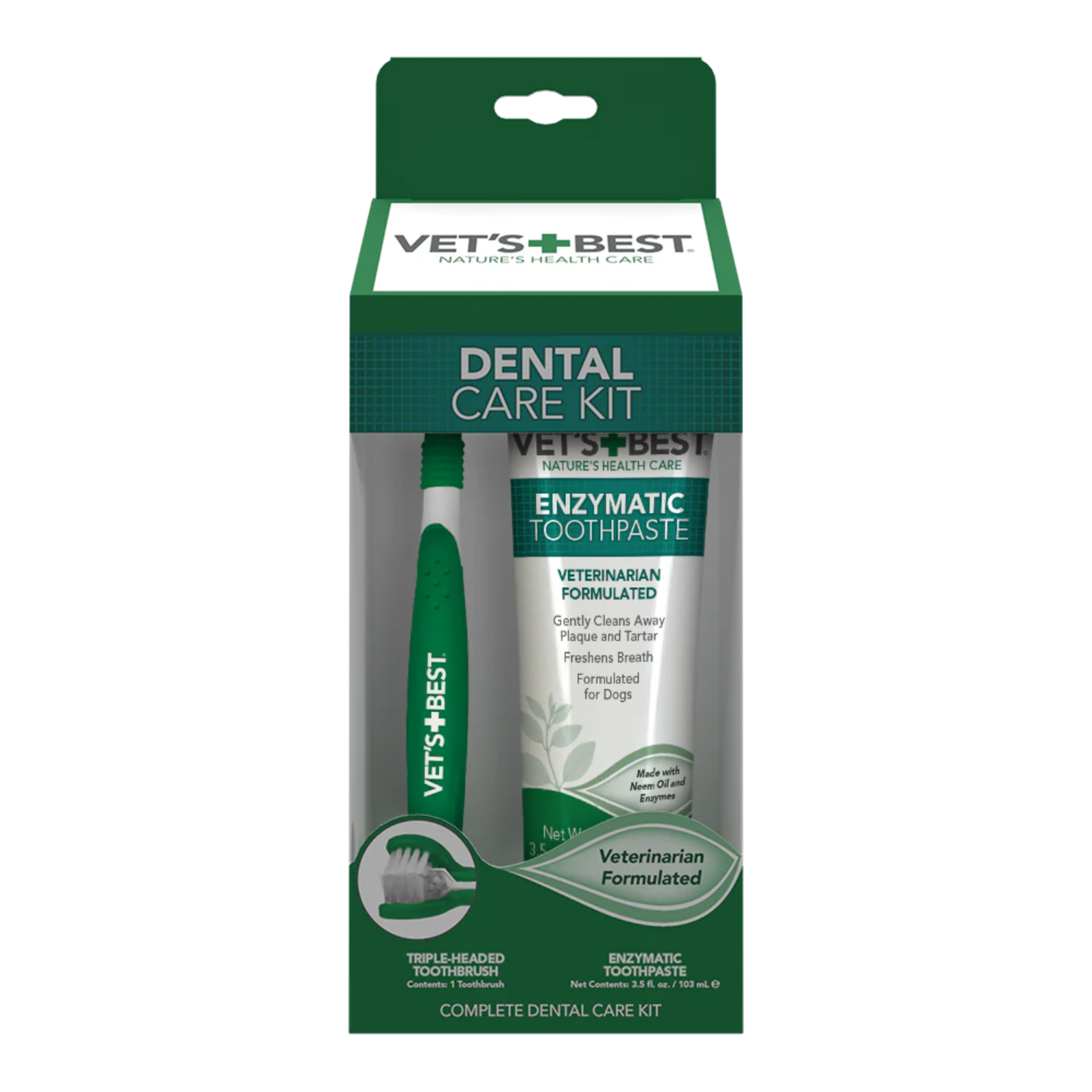 Vet's Best Vet's Best: Dental Care Kit: Toothbrush & Gel