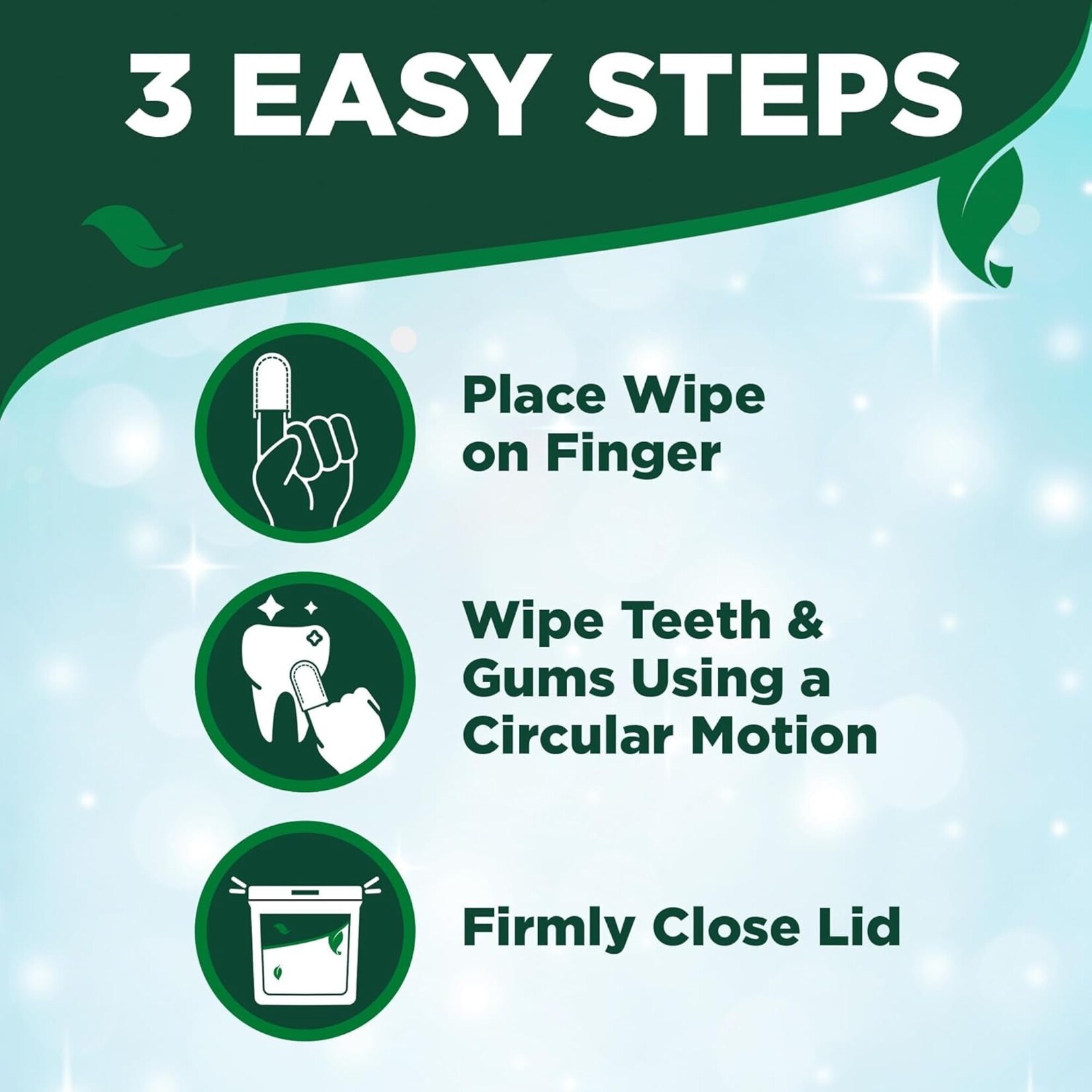 Vet's Best Vet's Best: Dental Finger Wipes: For Dogs & Cats