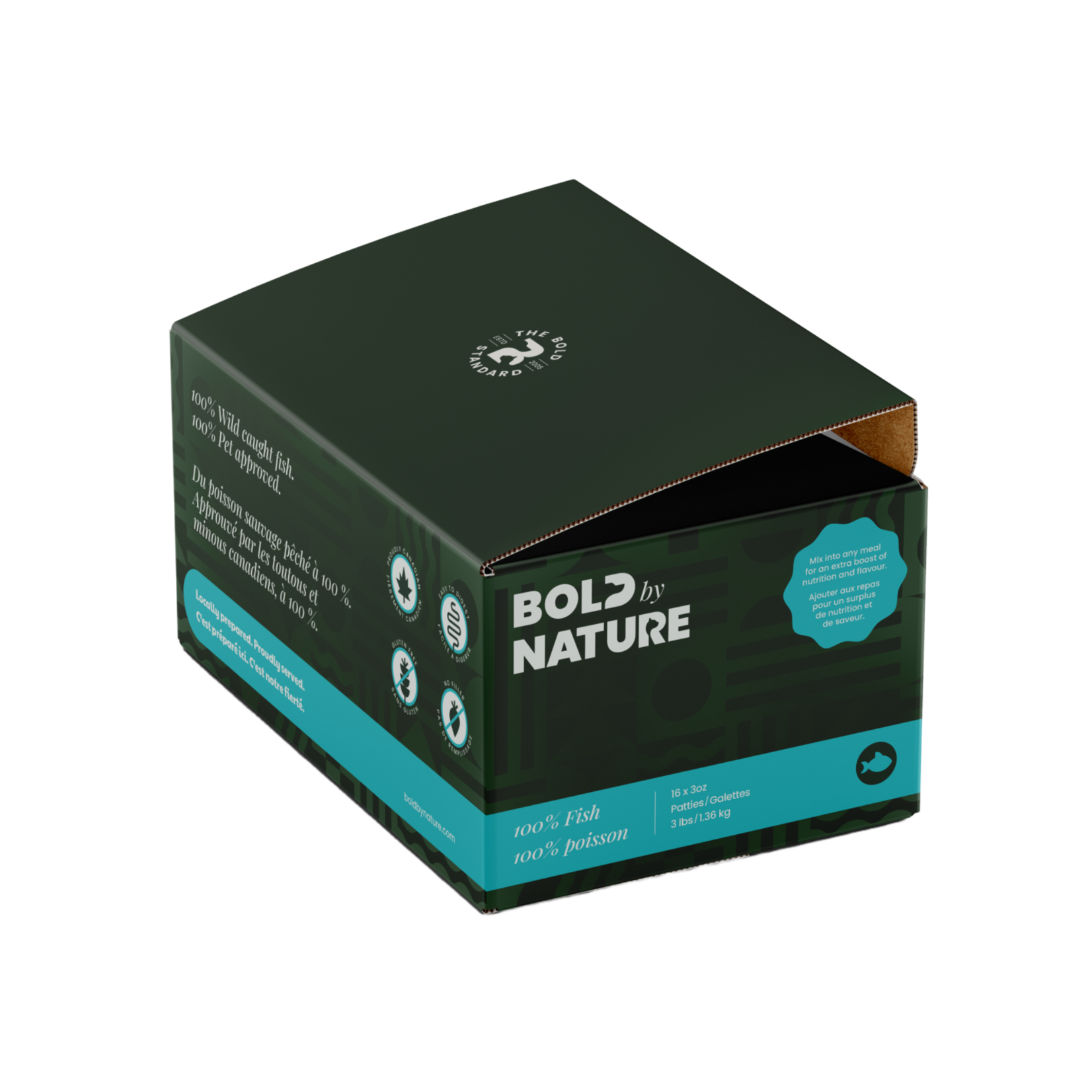 Bold By Nature Bold By Nature: Fish Topper for Dogs & Cats 3lb