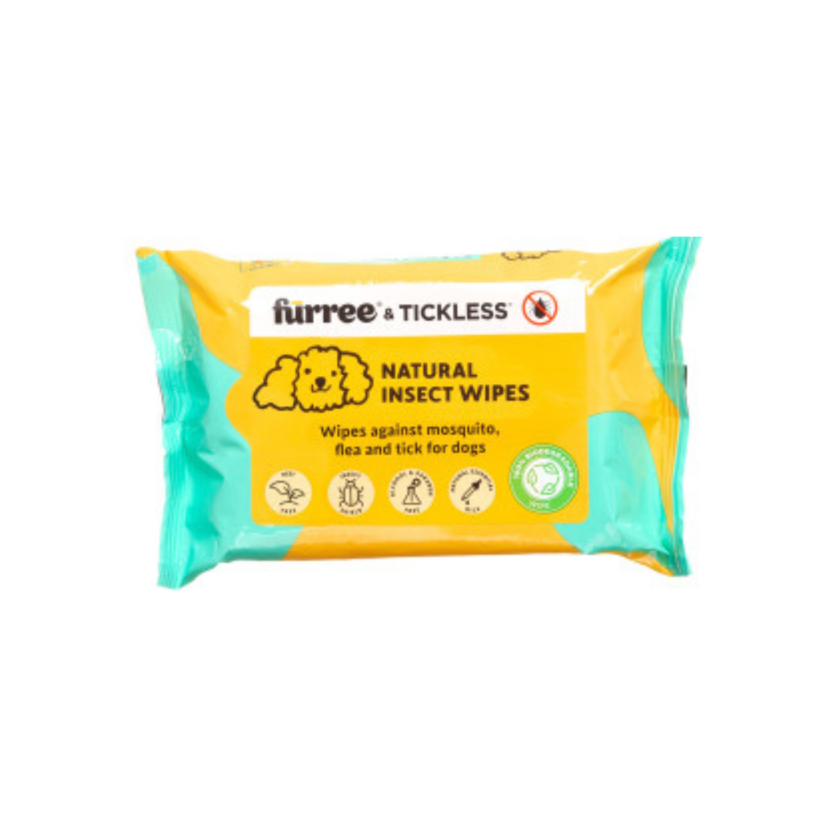 Tickless Tickless: Natural Insect Wipes 20pk