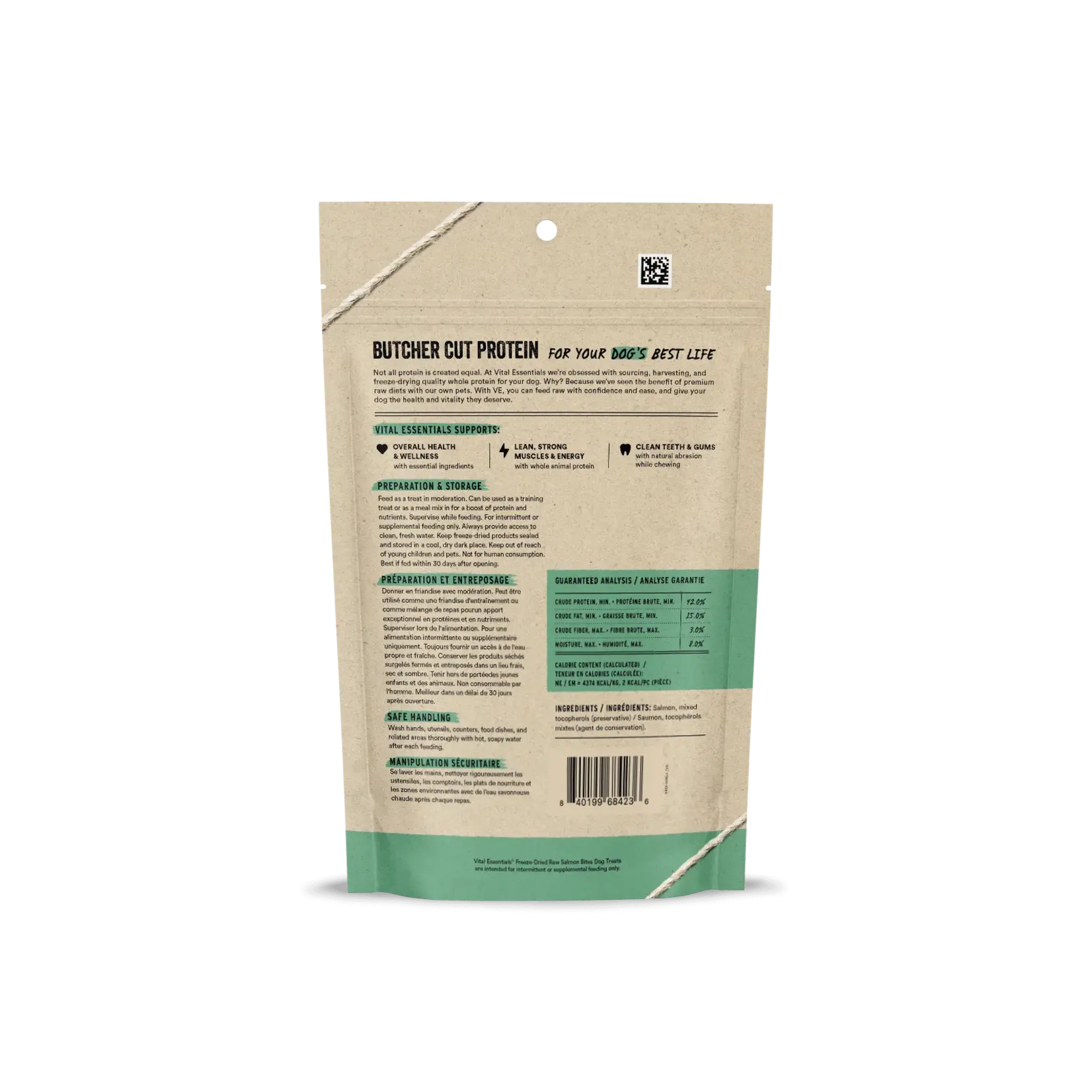 Vital Essentials Vital Essentials: Freeze-Dried: Salmon Bites 71g