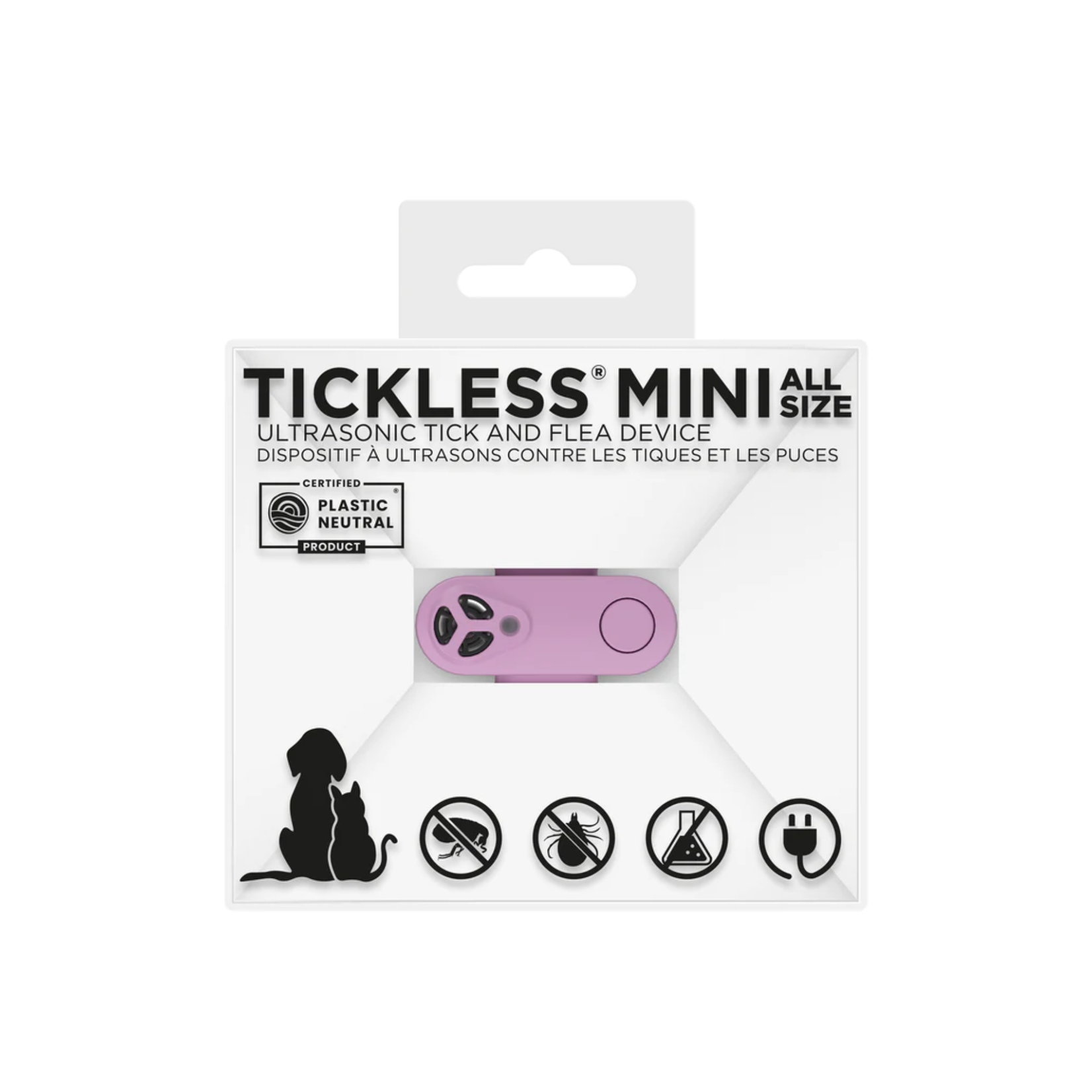 Tickless Tickless: Mini Rechargeable: Purple