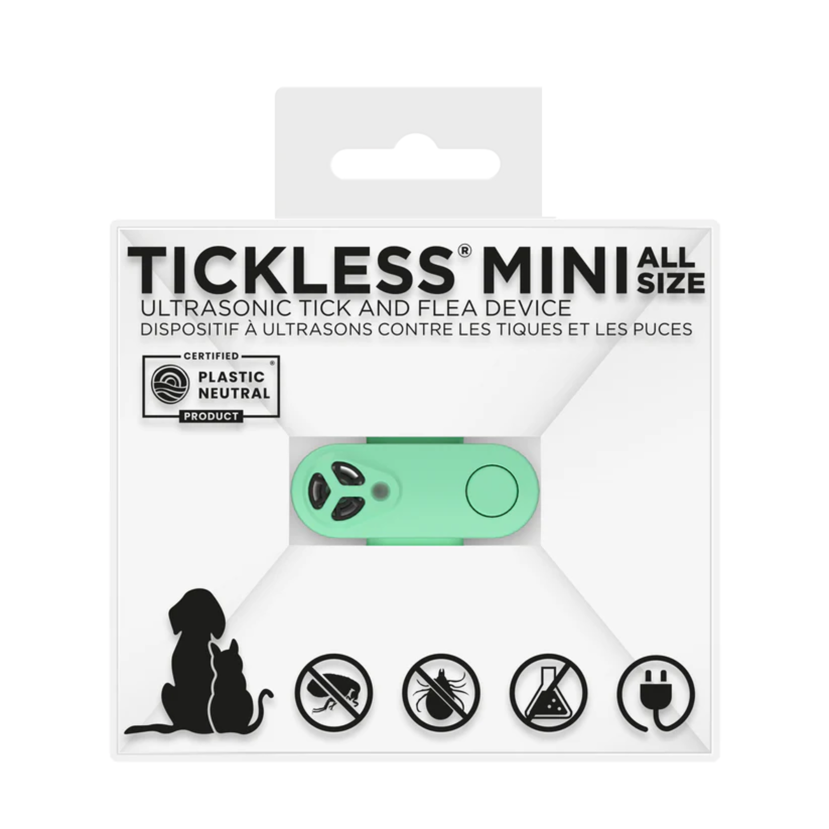 Tickless Tickless: Mini Rechargeable: Mentha Green
