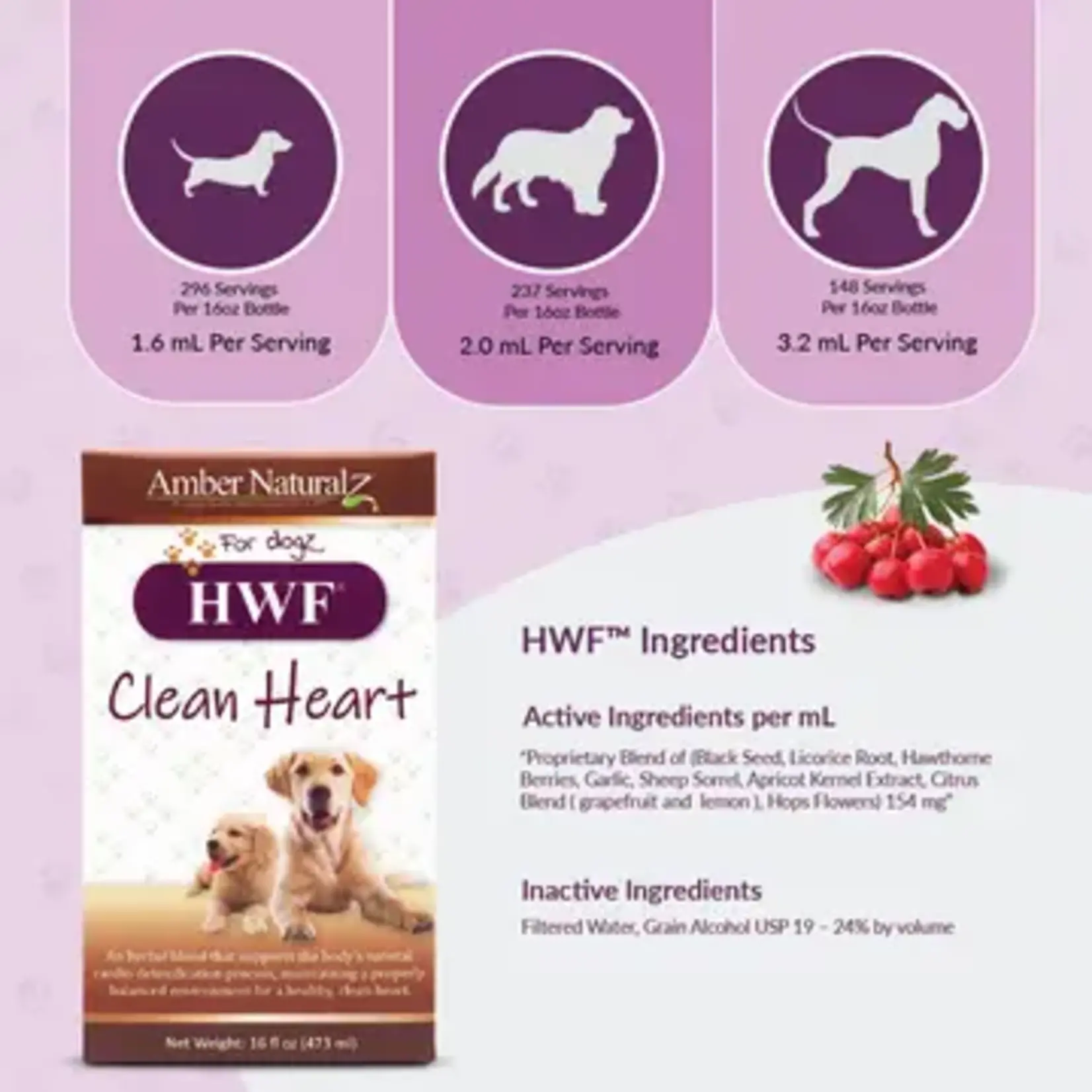Amber NaturalZ Amber NaturalZ: HWF Clean Heart 4oz