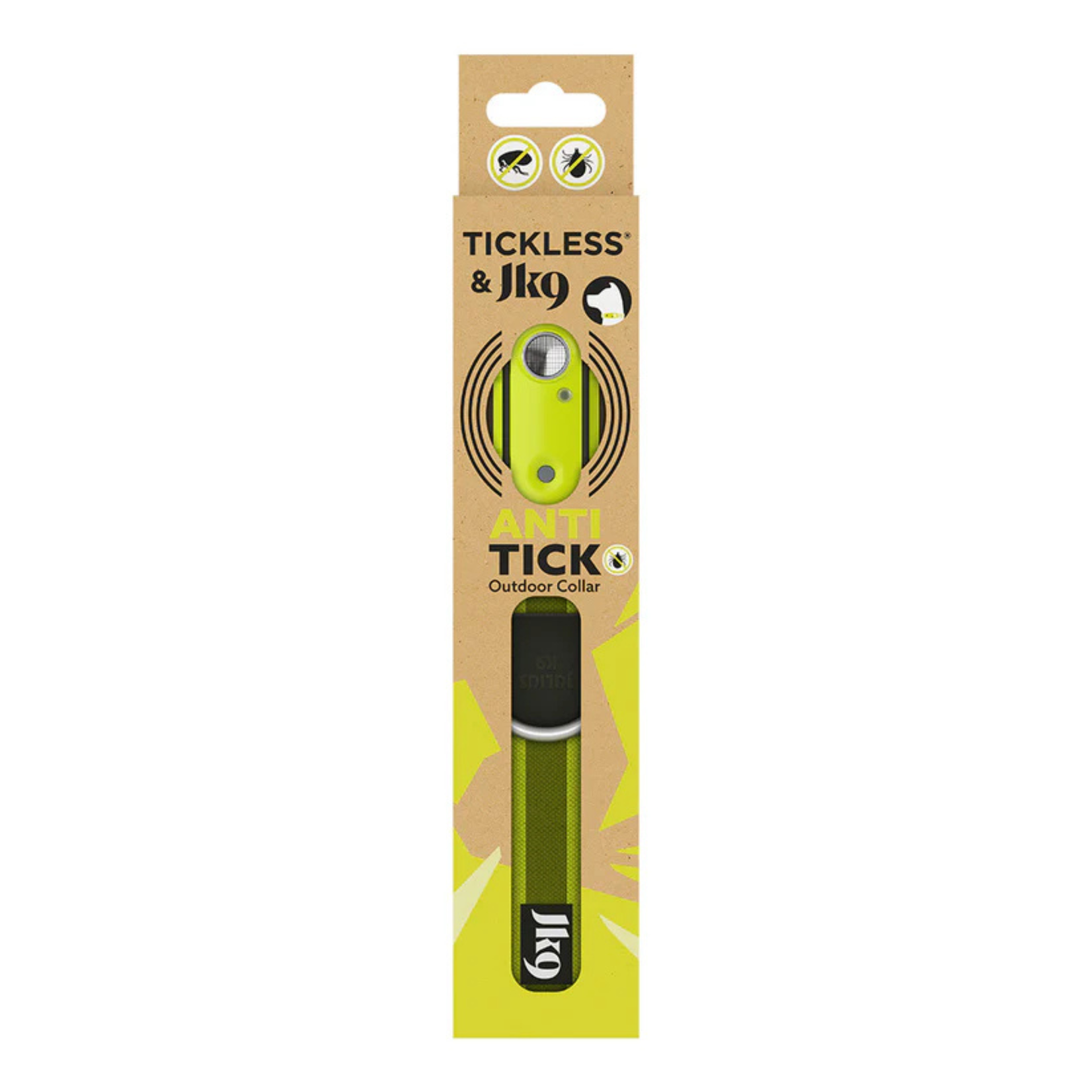 Tickless Tickless: Anti-Tick Outdoor Collar: Neon Yellow