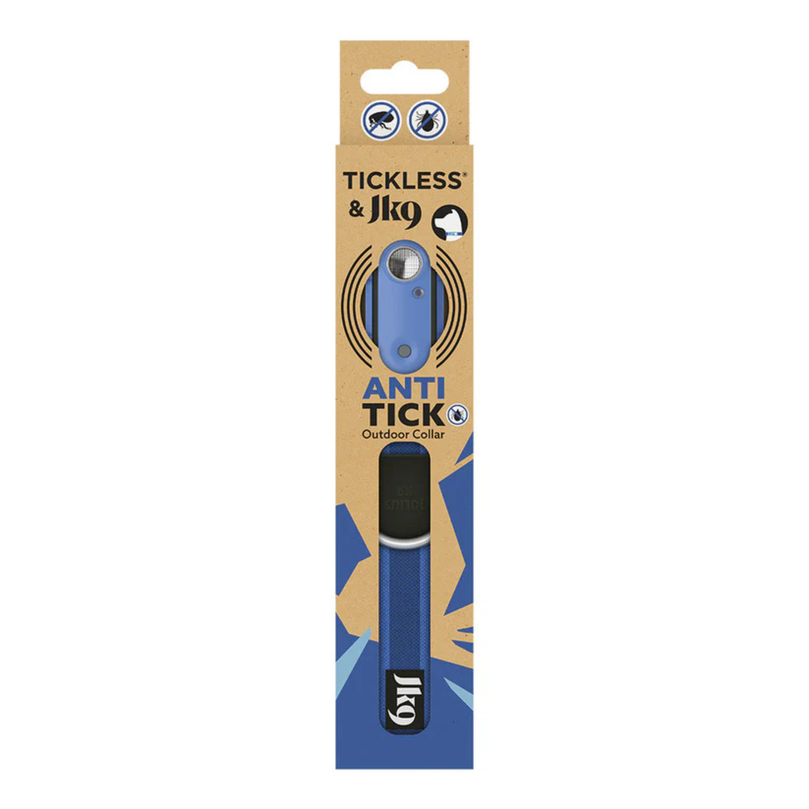 Tickless Tickless: Anti-Tick Outdoor Collar: Greek Blue