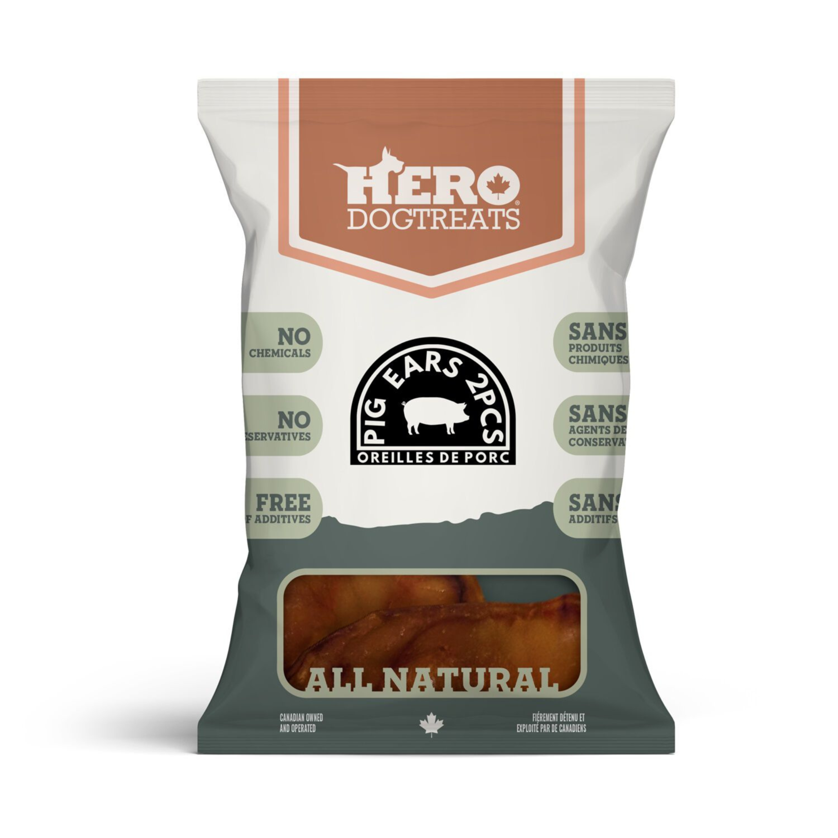 Hero Hero: Dehydrated Pig Ears 2pk