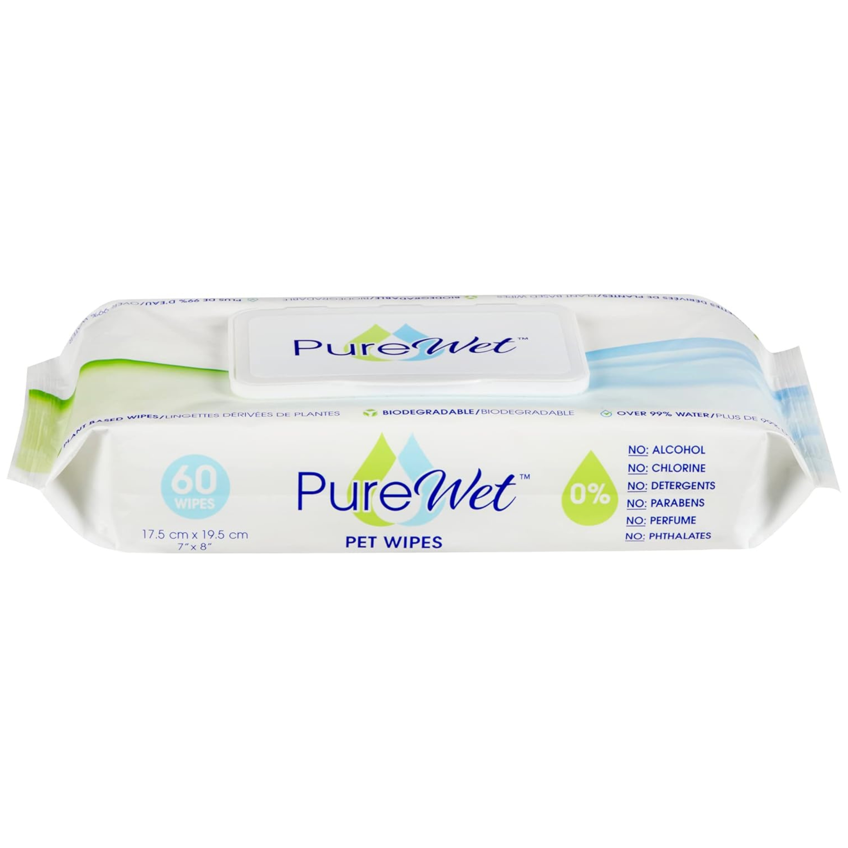 Pure Wet PureWet: Pet Wipes 60pk