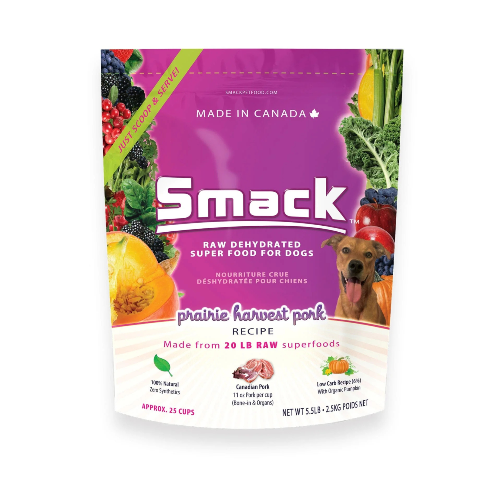 Smack Pet Food Smack: Superfood: Prairie Harvest Pork