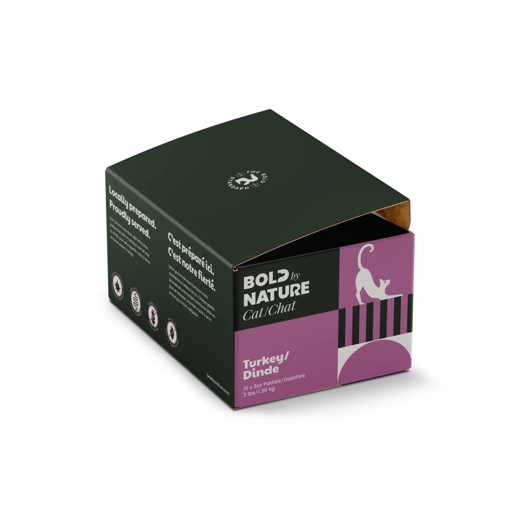Bold By Nature Bold by Nature: Cat Food: Turkey 3lb