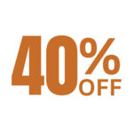Save 40% 