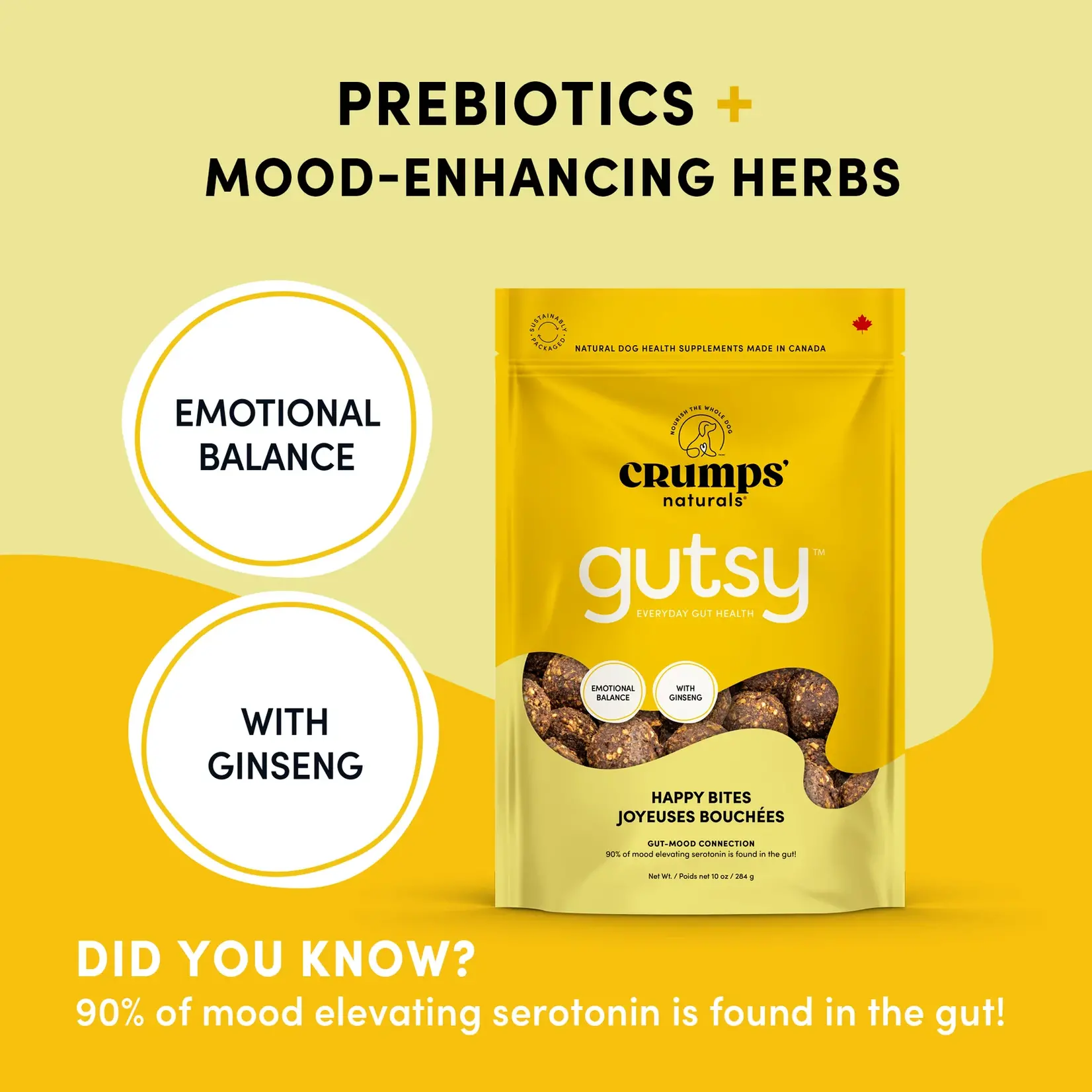 Crumps' Naturals Crumps': Gutsy Happy Bites 130g