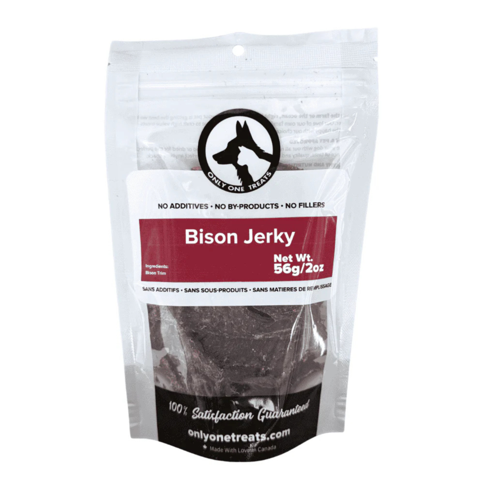 Only One Treats Only One Treats: Bison Jerky 56g