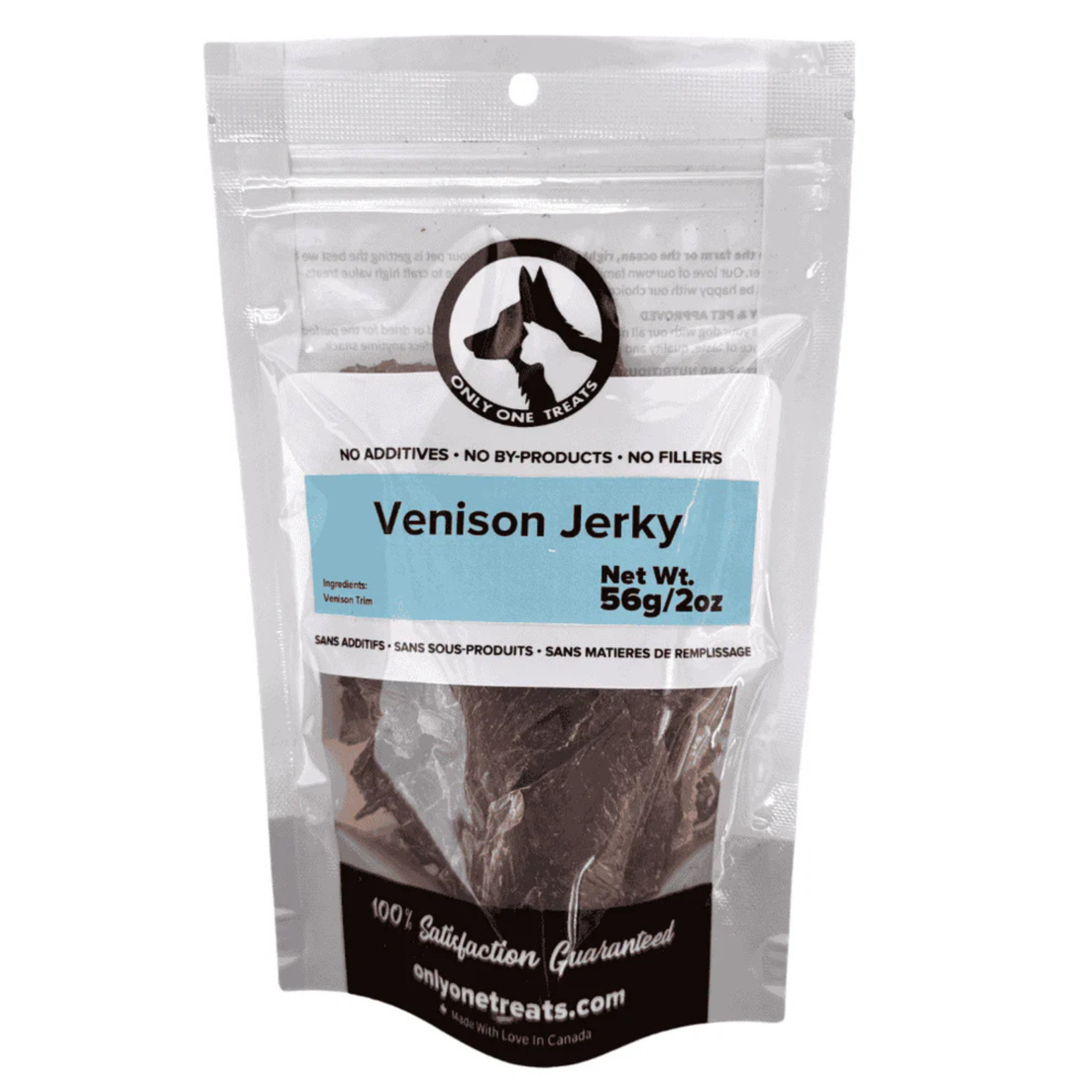 Only One Treats Only One Treats: Venison Jerky 56g