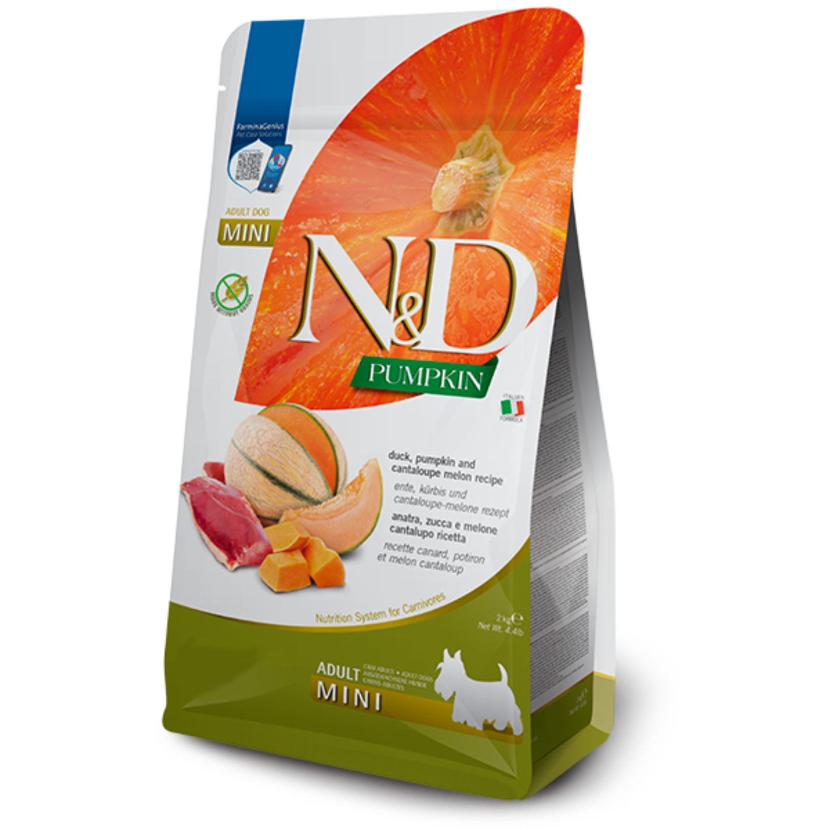 Farmina Farmina: N&D Pumpkin: Adult Mini: Duck & Cantaloup