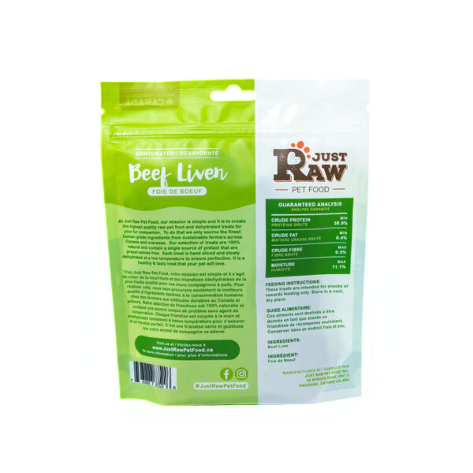 Just Raw Just Raw: Dehydrated Beef Liver