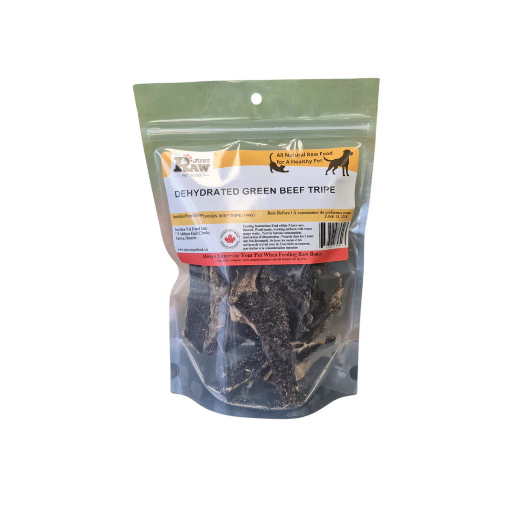 Just Raw Just Raw: Dehydrated Green Beef Tripe