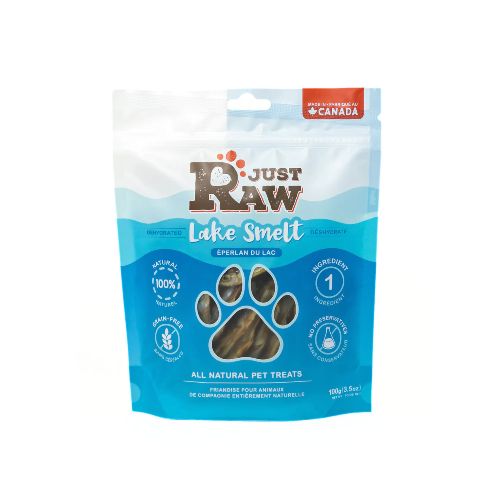 Just Raw Just Raw: Dehydrated Lake Smelt 85g