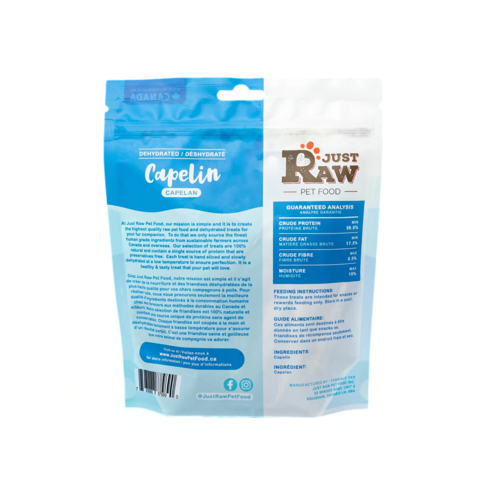 Just Raw Just Raw: Dehydrated Capelin 85g