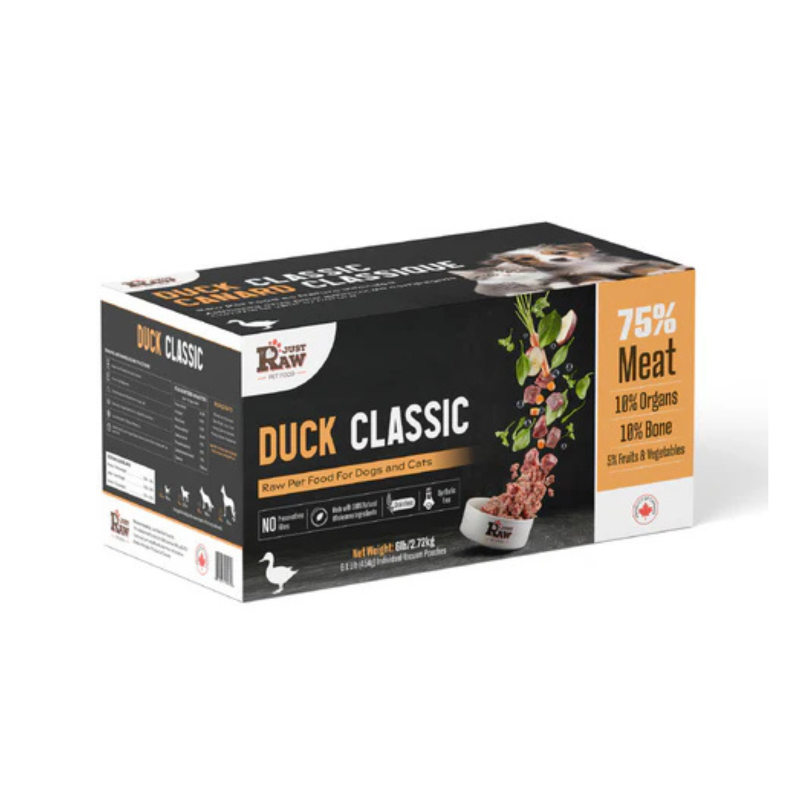Just Raw Just Raw: Duck Classic 6lb