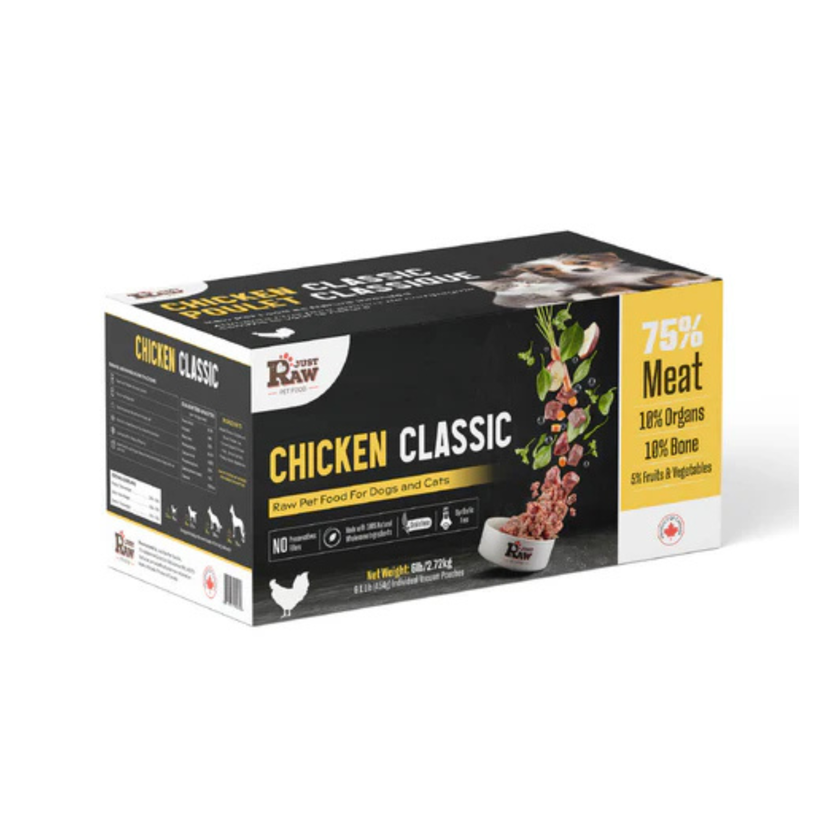 Just Raw Just Raw: Chicken Classic 6lb