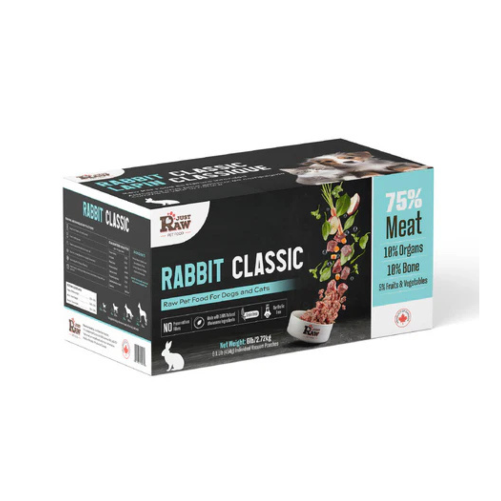 Just Raw Just Raw: Rabbit Classic 6lb