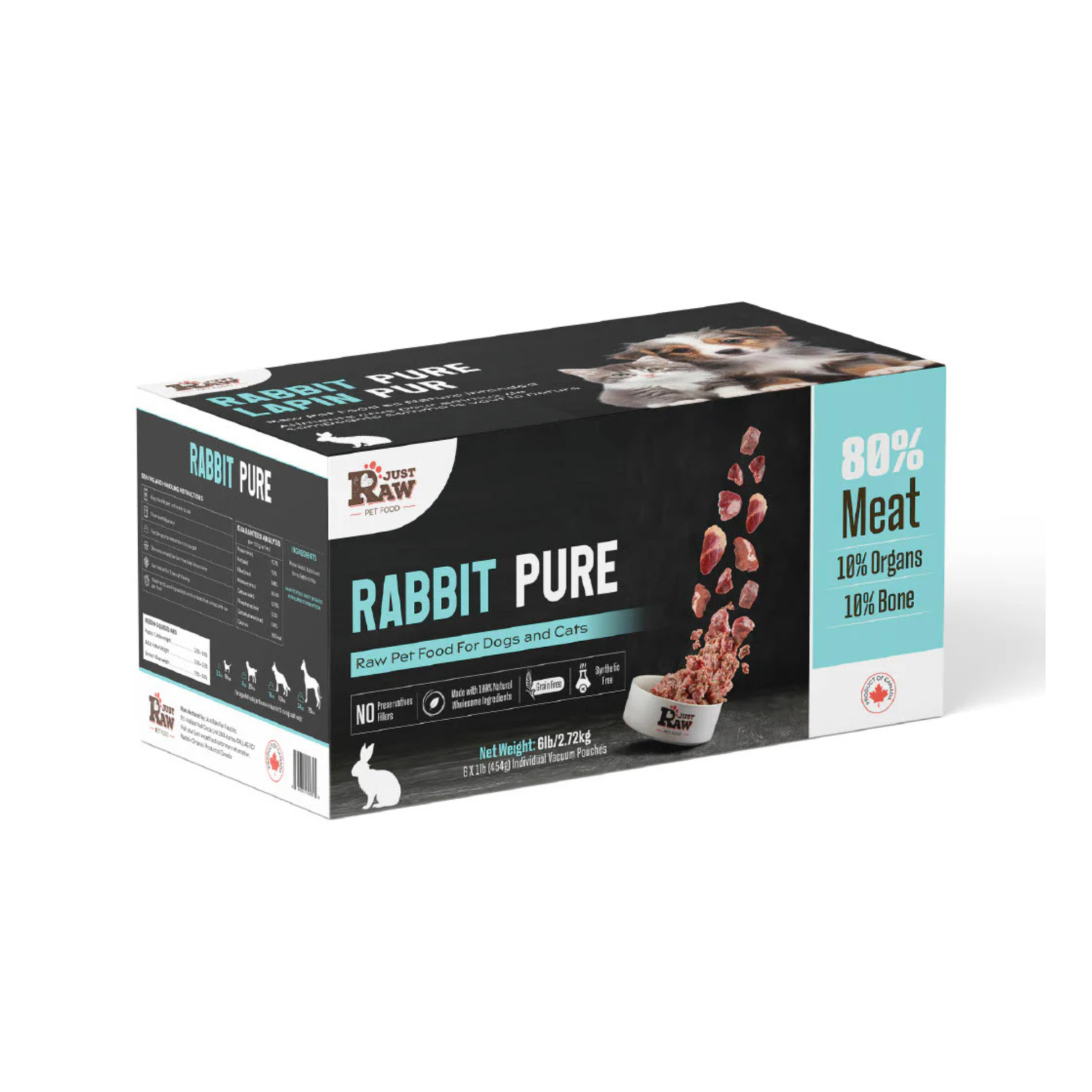 Just Raw Just Raw: Rabbit Pure 6lb