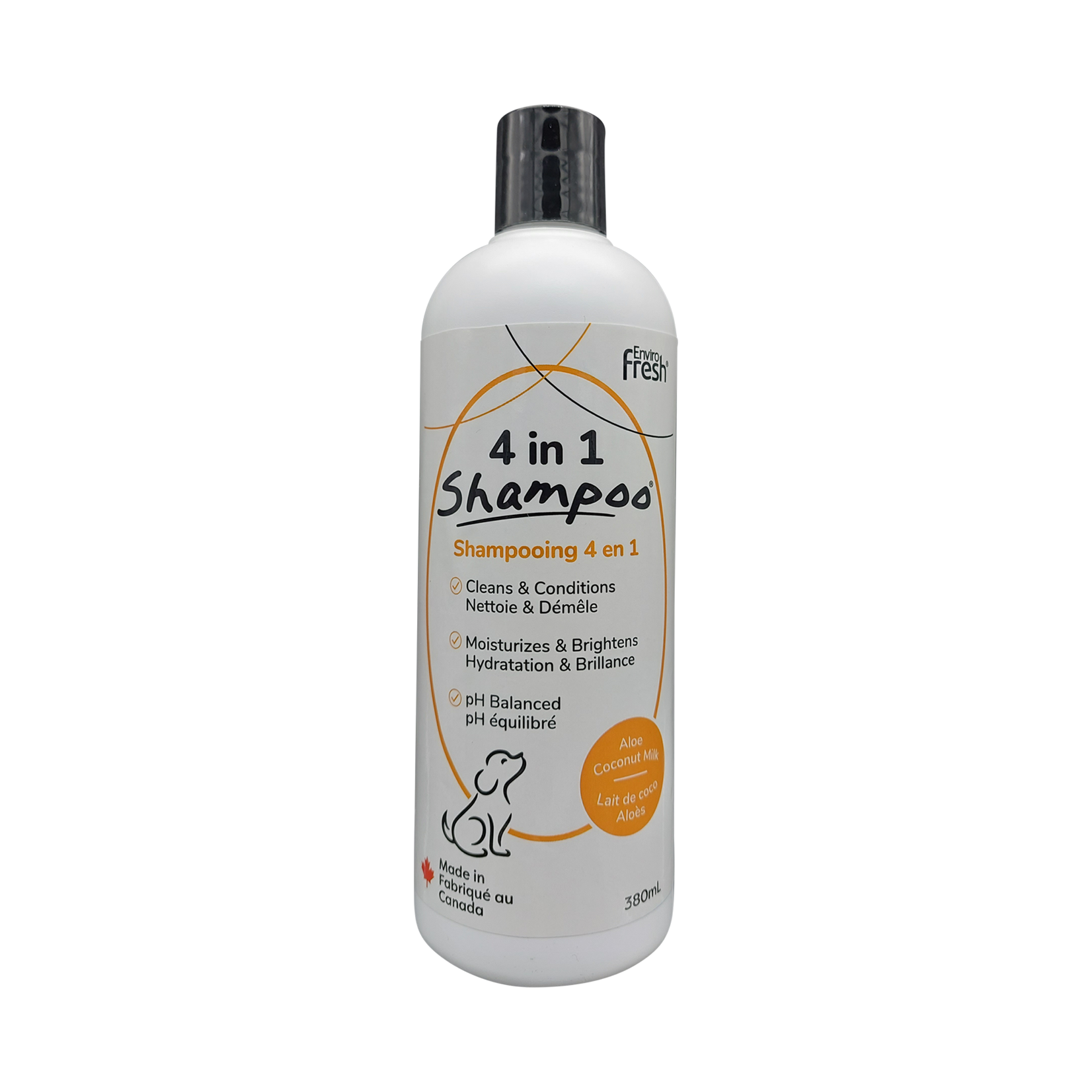 Enviro Fresh: 4 in 1 Shampoo: Aloe Coconut Milk 380mL