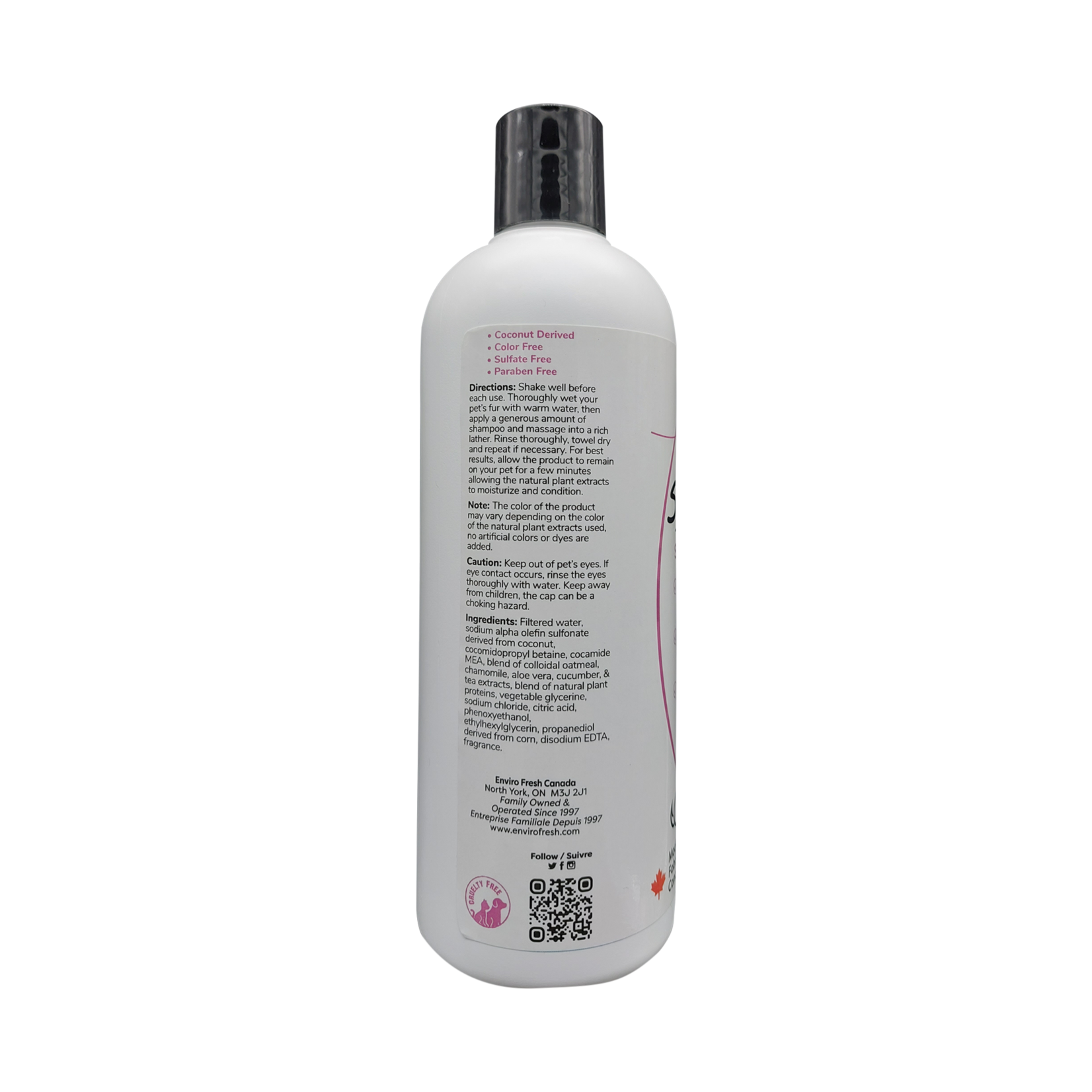 Enviro Fresh: 4 in 1 Shampoo: Wild Berry Aloe 380mL