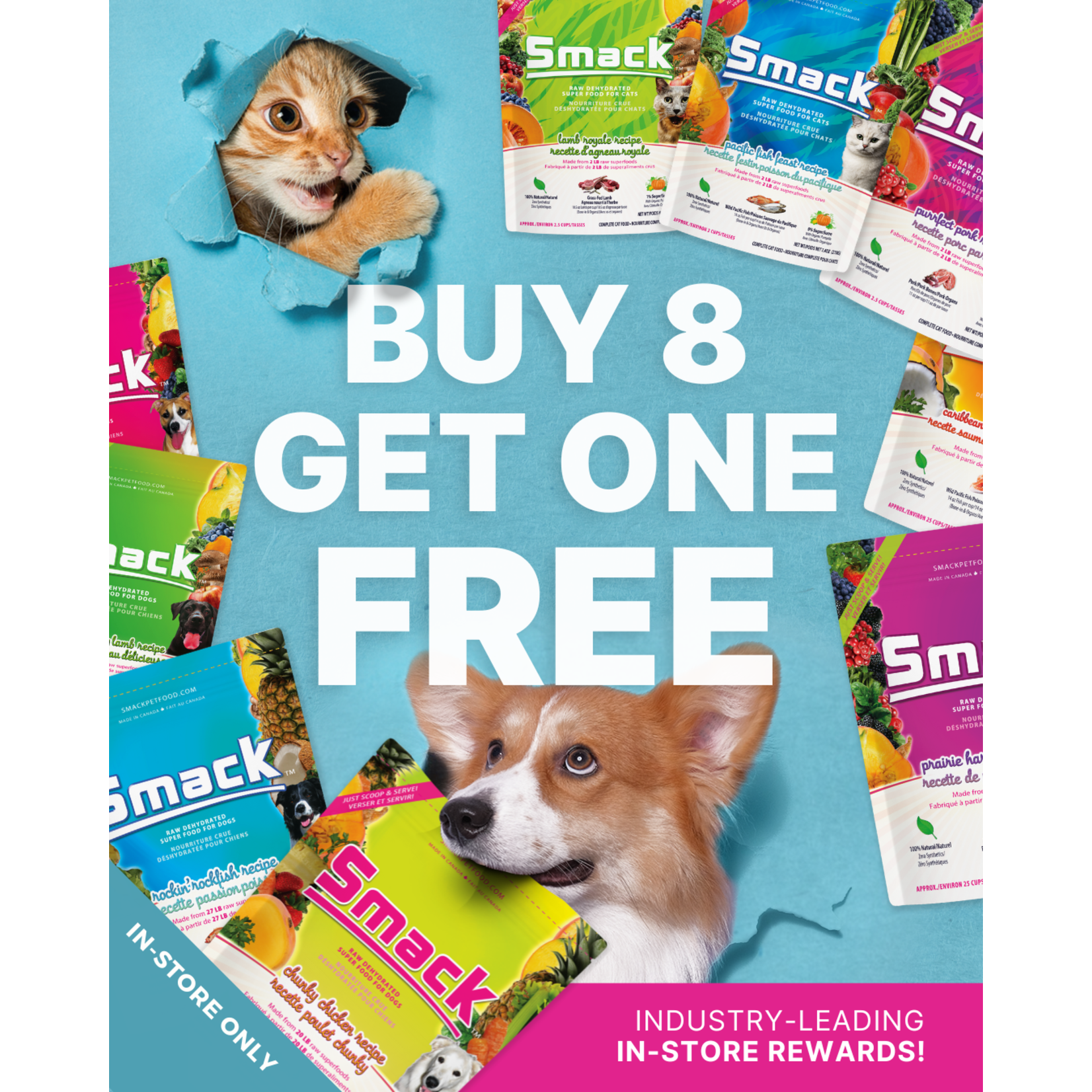 Smack Pet Food Smack: Superfood: Caribbean-Salmon Fusion