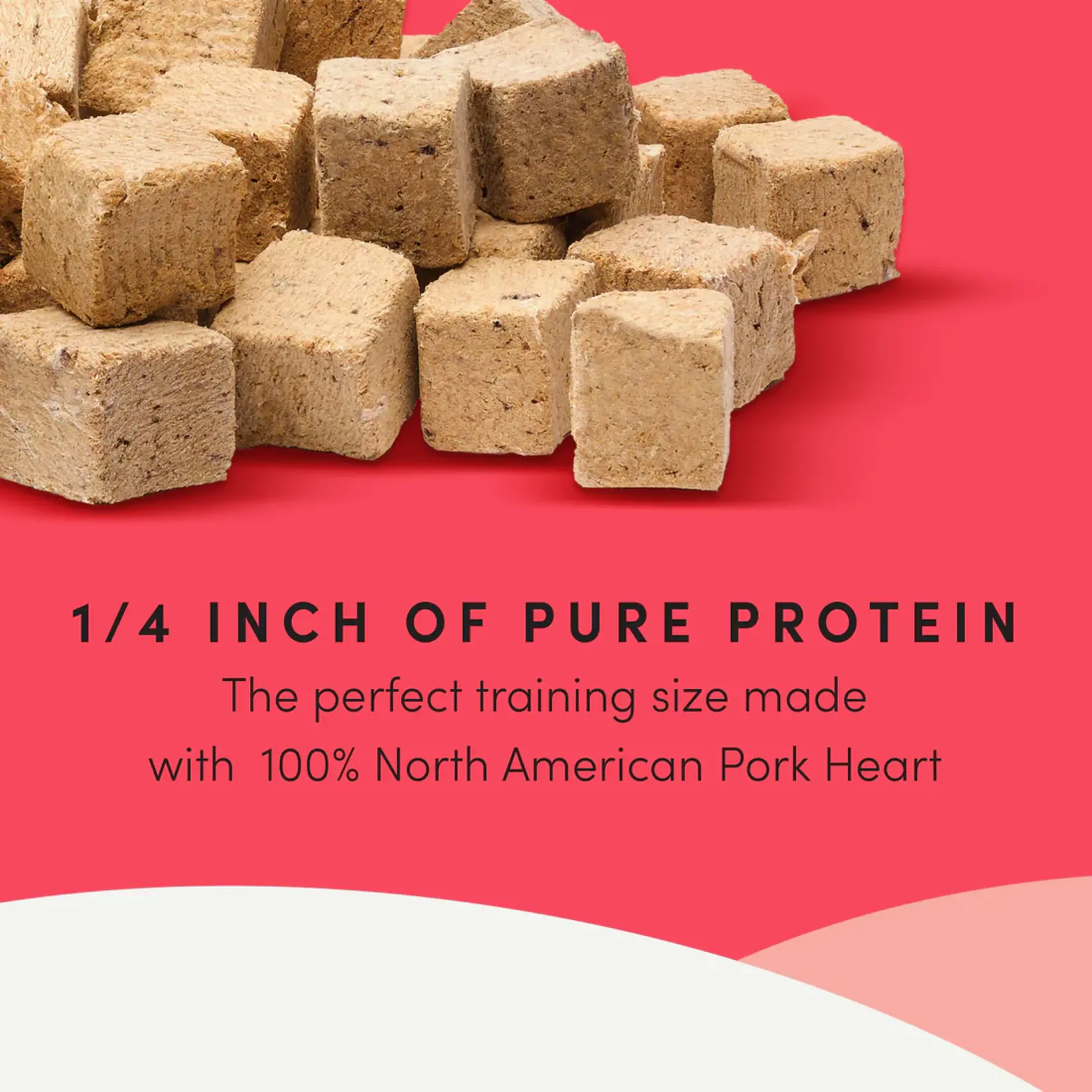 Crumps' Naturals Crumps’: Mini Trainers: Freeze-Dried Pork Hearts 115g