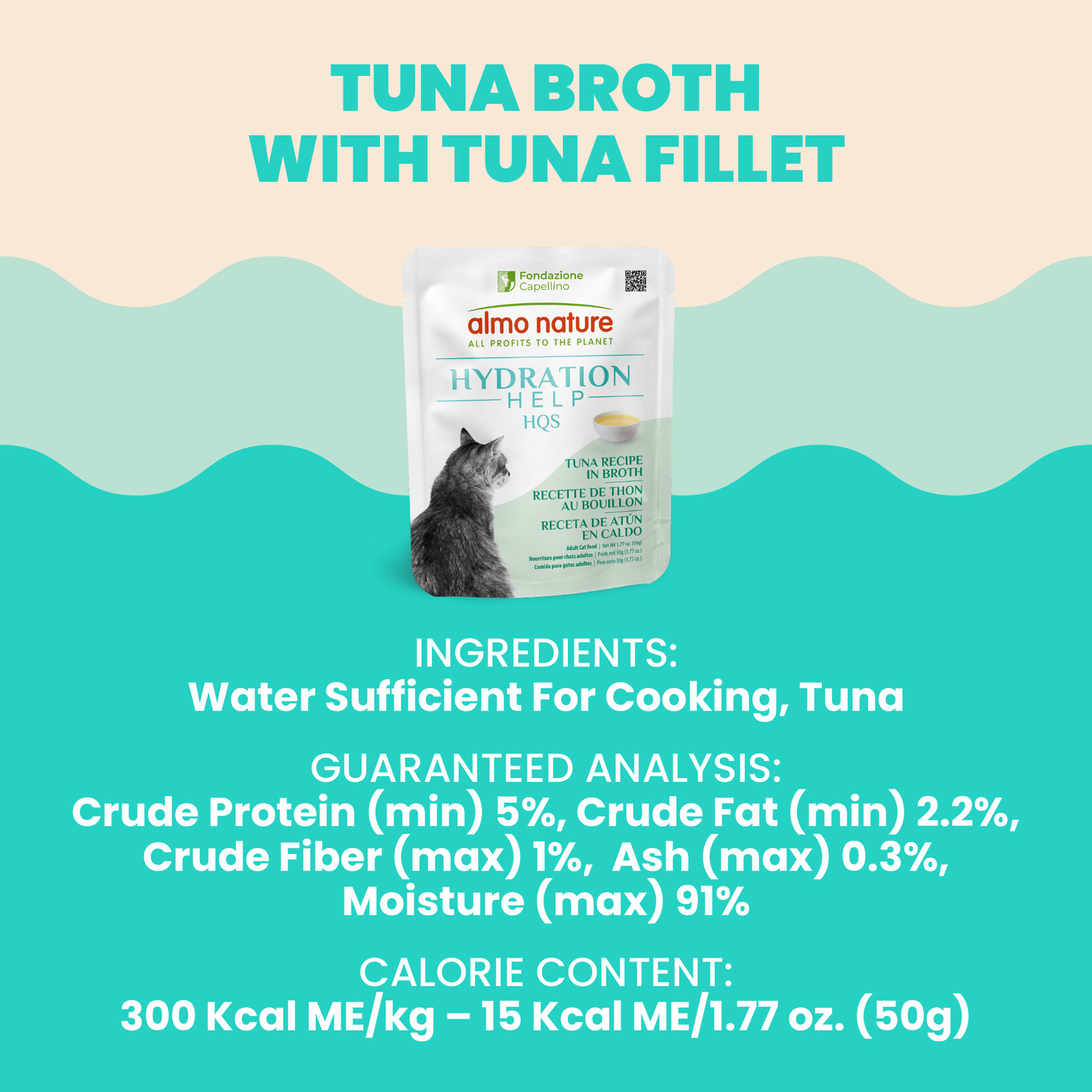 Almo Nature Almo Nature Hydration Help: Tuna 50g