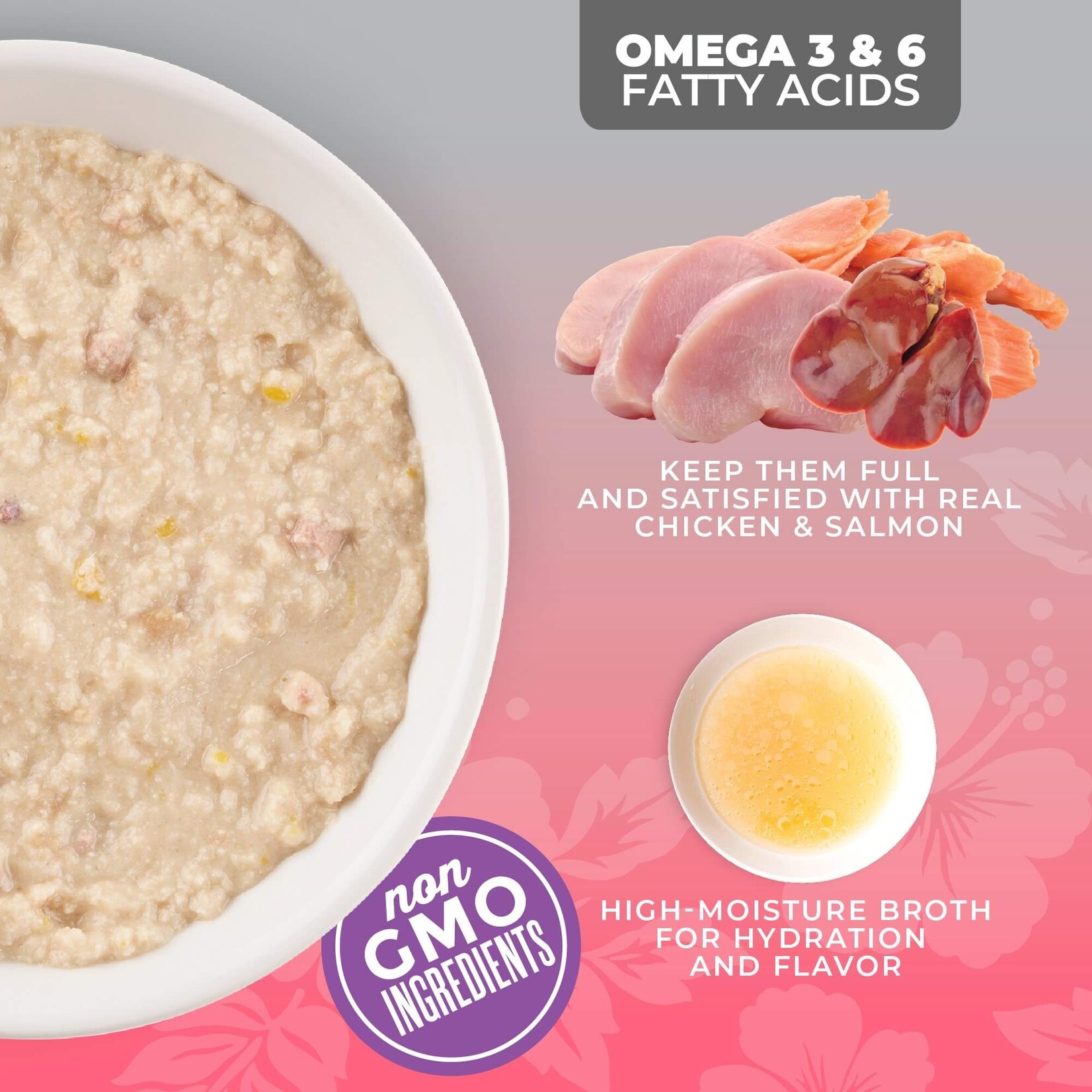 Tiki Cat Tiki Cat: Silver Senior: Chicken, Salmon, Chicken Liver in Broth 2.4oz