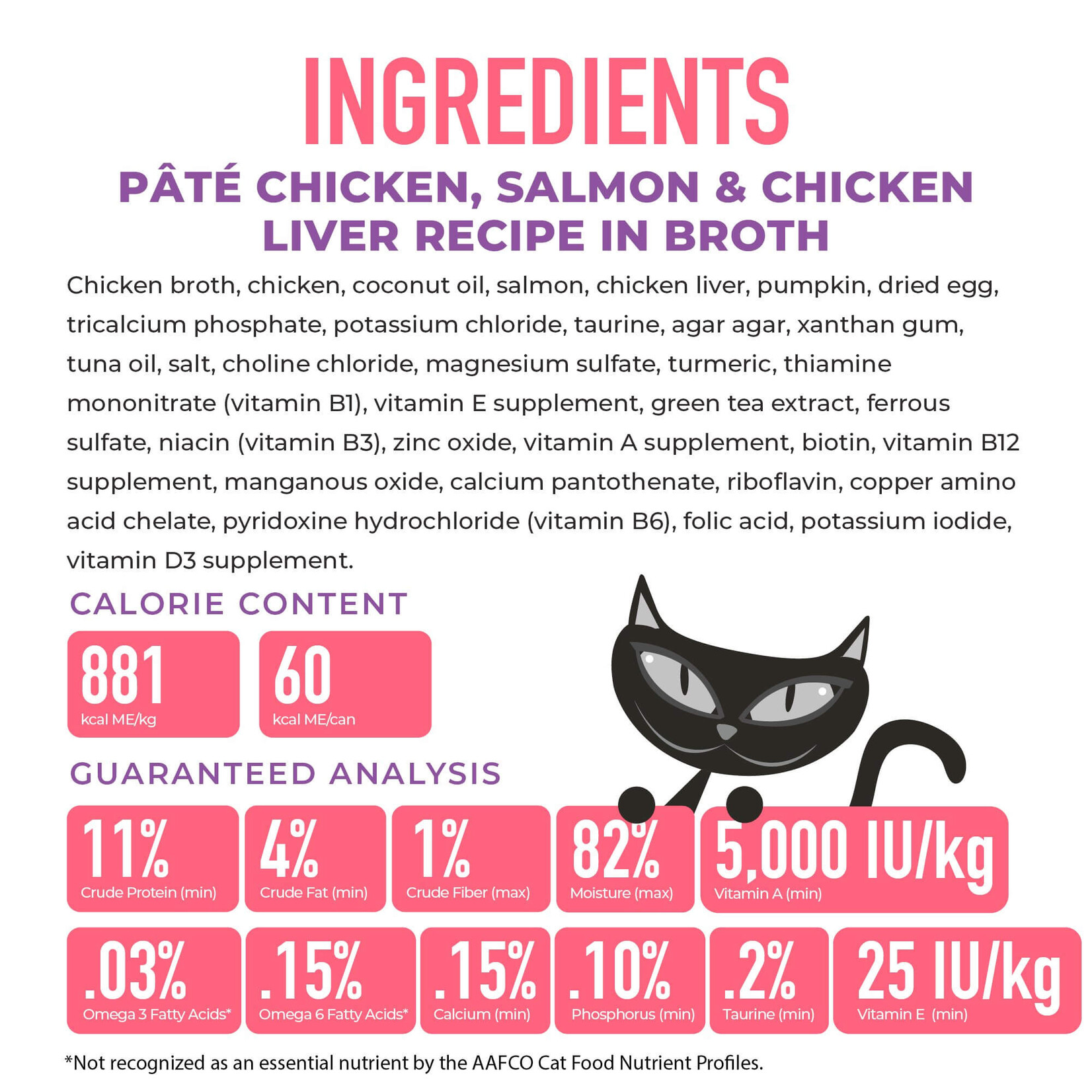 Tiki Cat Tiki Cat: Silver Senior: Chicken, Salmon, Chicken Liver in Broth 2.4oz