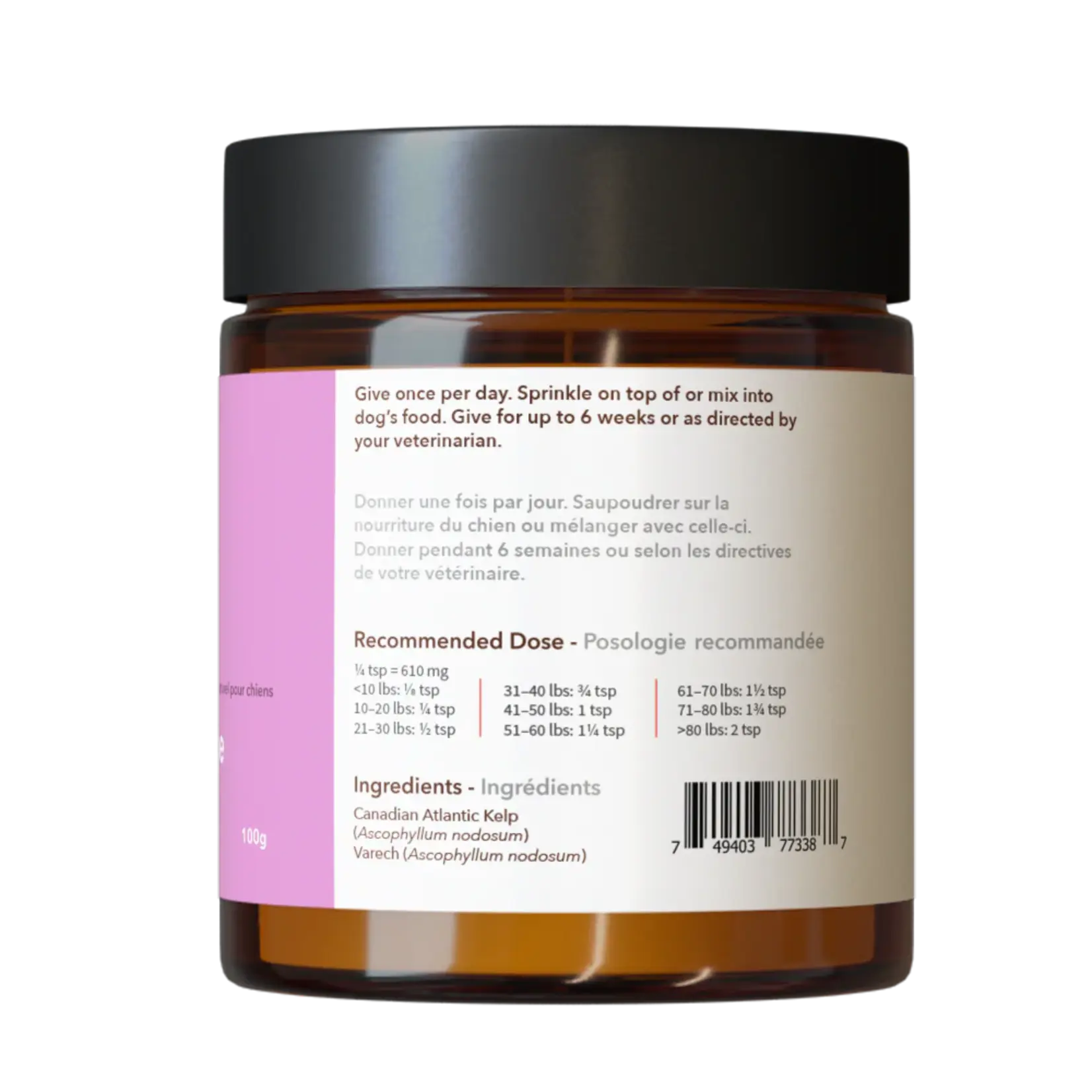 North Hound Life North Hound Life: Superfood Topper: Canadian Atlantic Kelp 100g