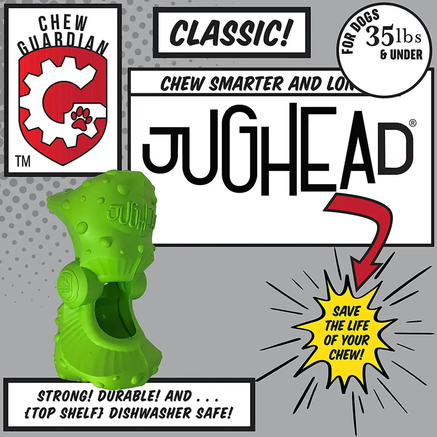 Himalayan Pet Himalayan: Jughead Classic: Rubber Dog Chew Holder