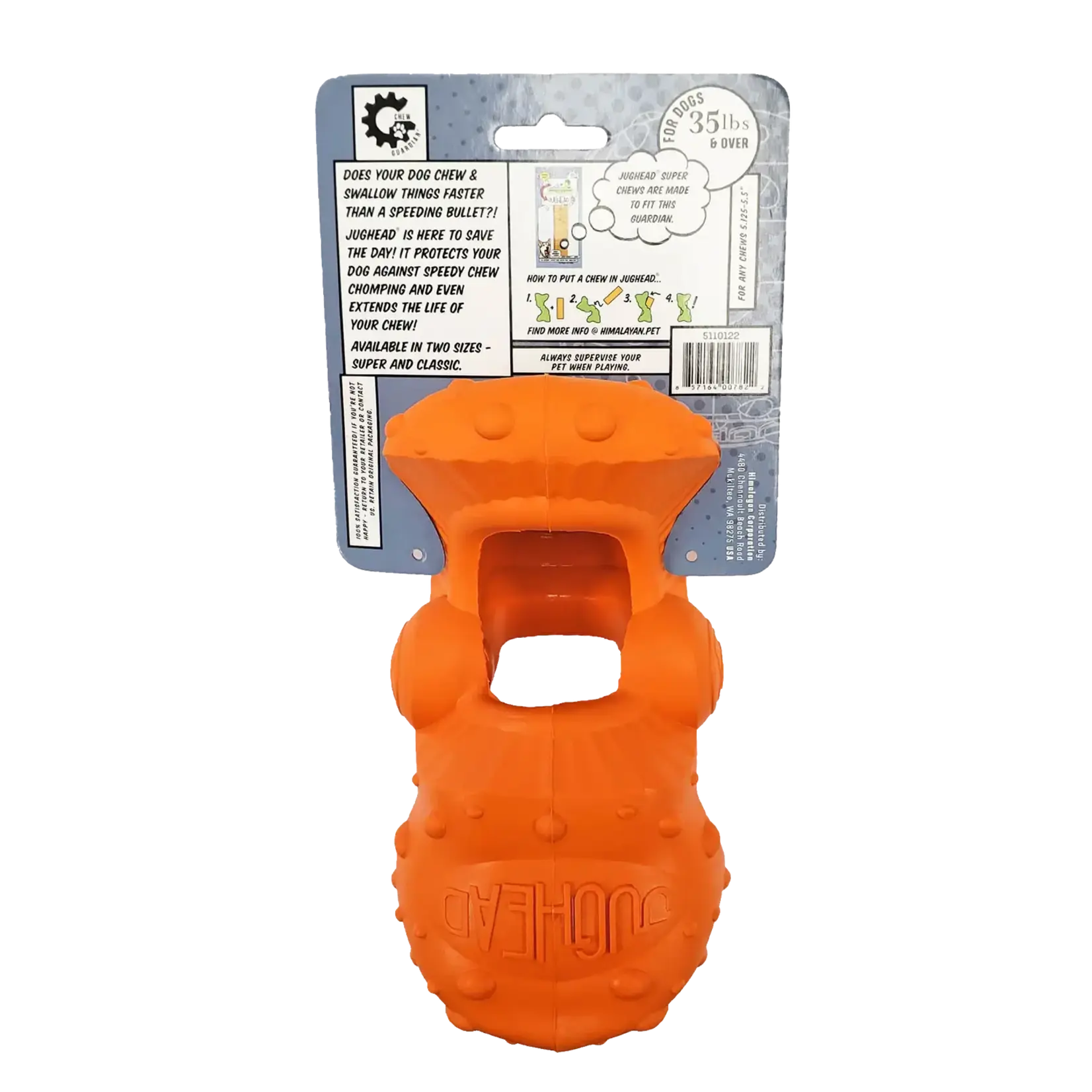 Himalayan Pet Himalayan: Jughead Super: Rubber Dog Chew Holder