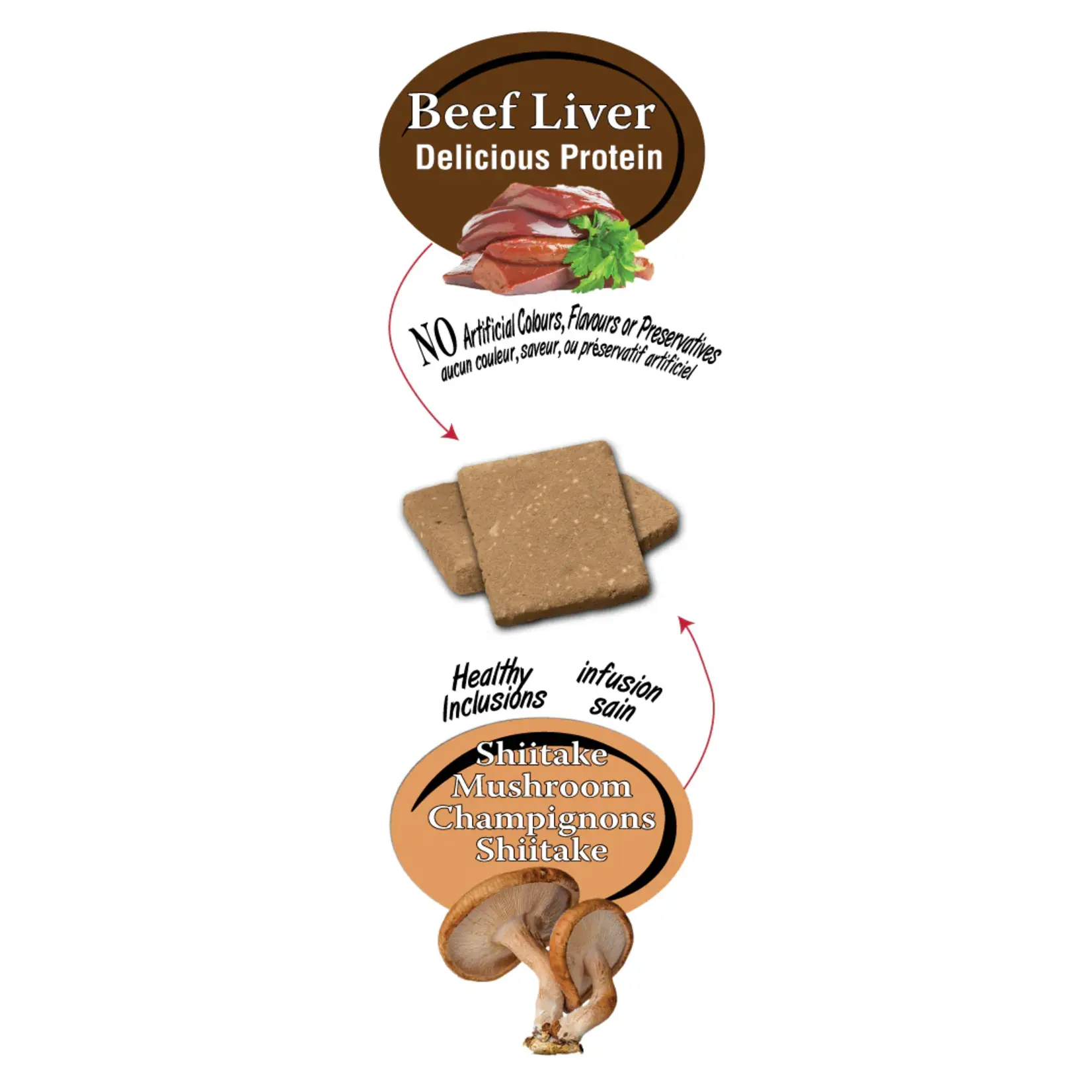 Benny Bully's Benny Bully's: Beef Liver Plus Shiitake Mushroom 53g