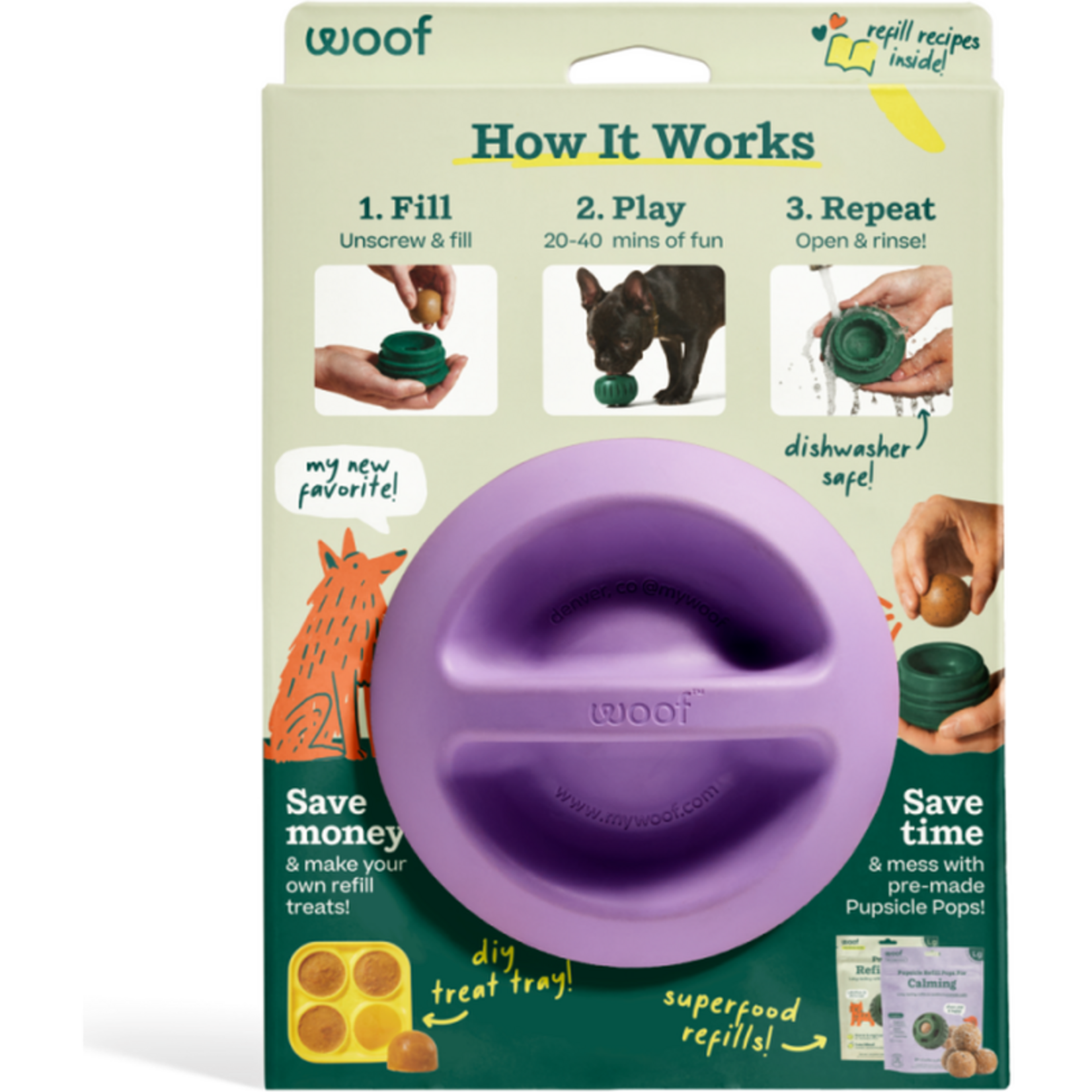 Woof Woof: The Pupsicle: Lavender