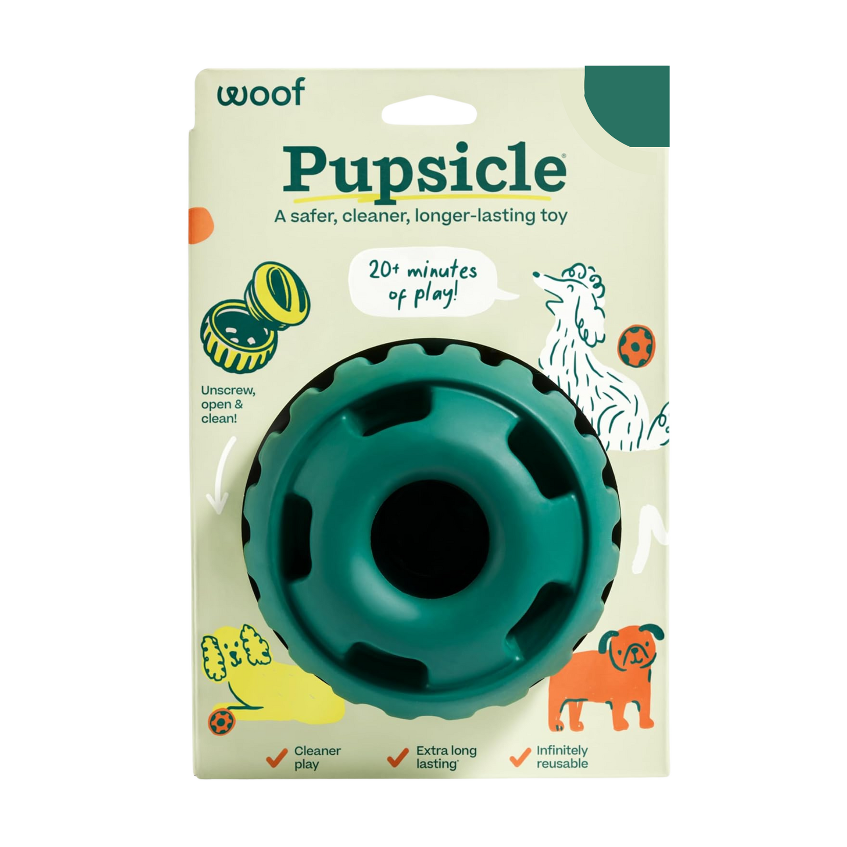 Woof Woof: The Pupsicle: Green